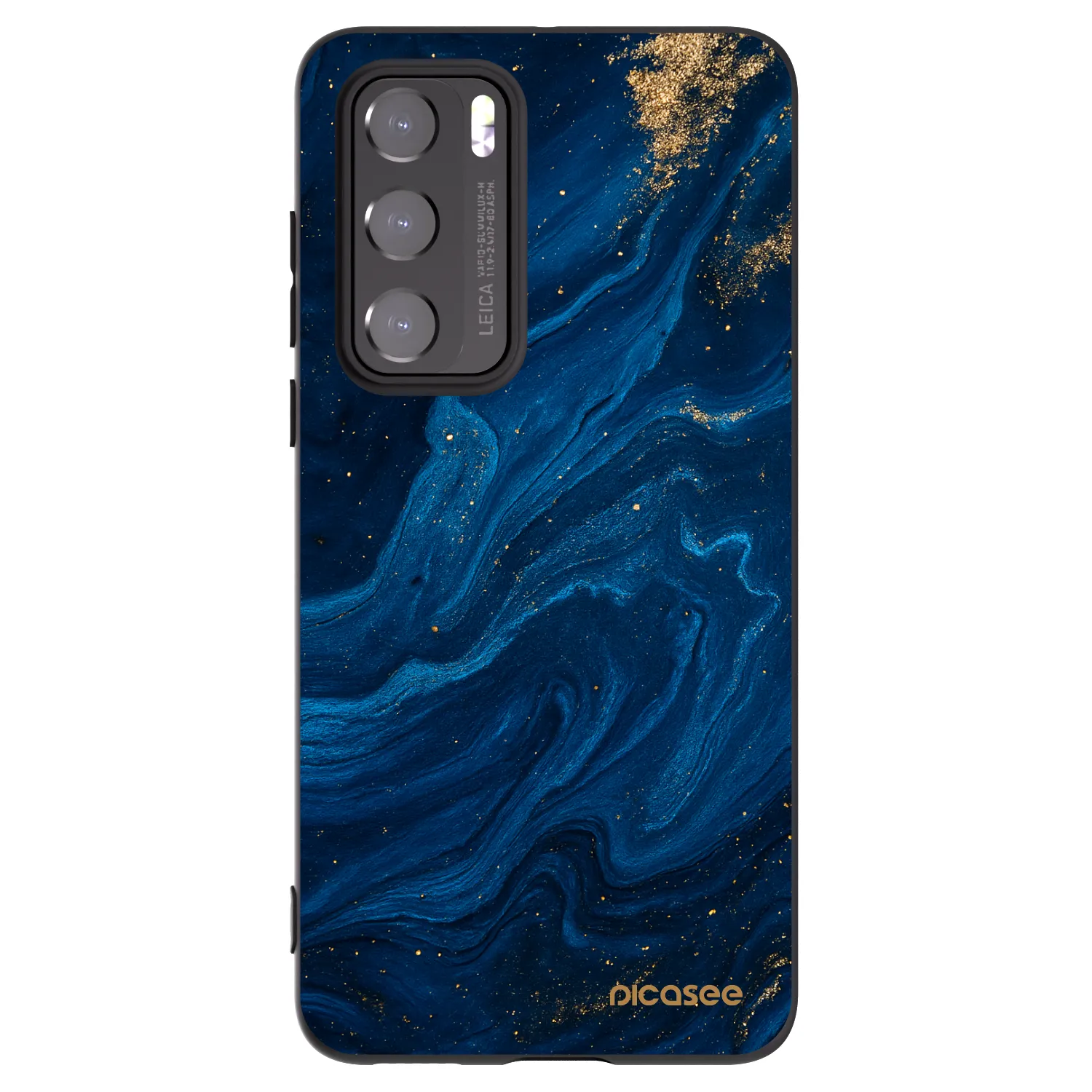 Picasee husă neagră din silicon pentru Huawei P40 - Blue