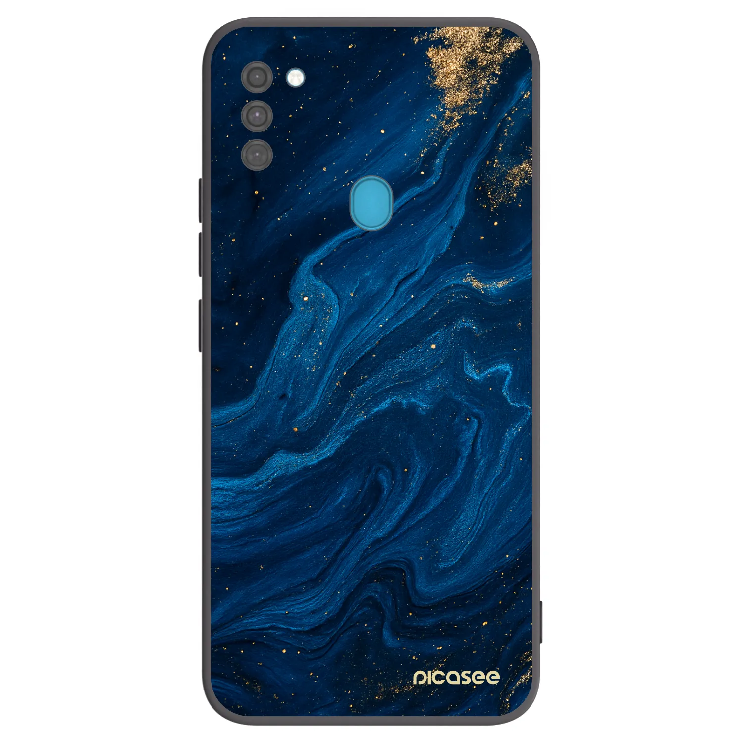 Picasee husă neagră din silicon pentru Samsung Galaxy M11 - Blue