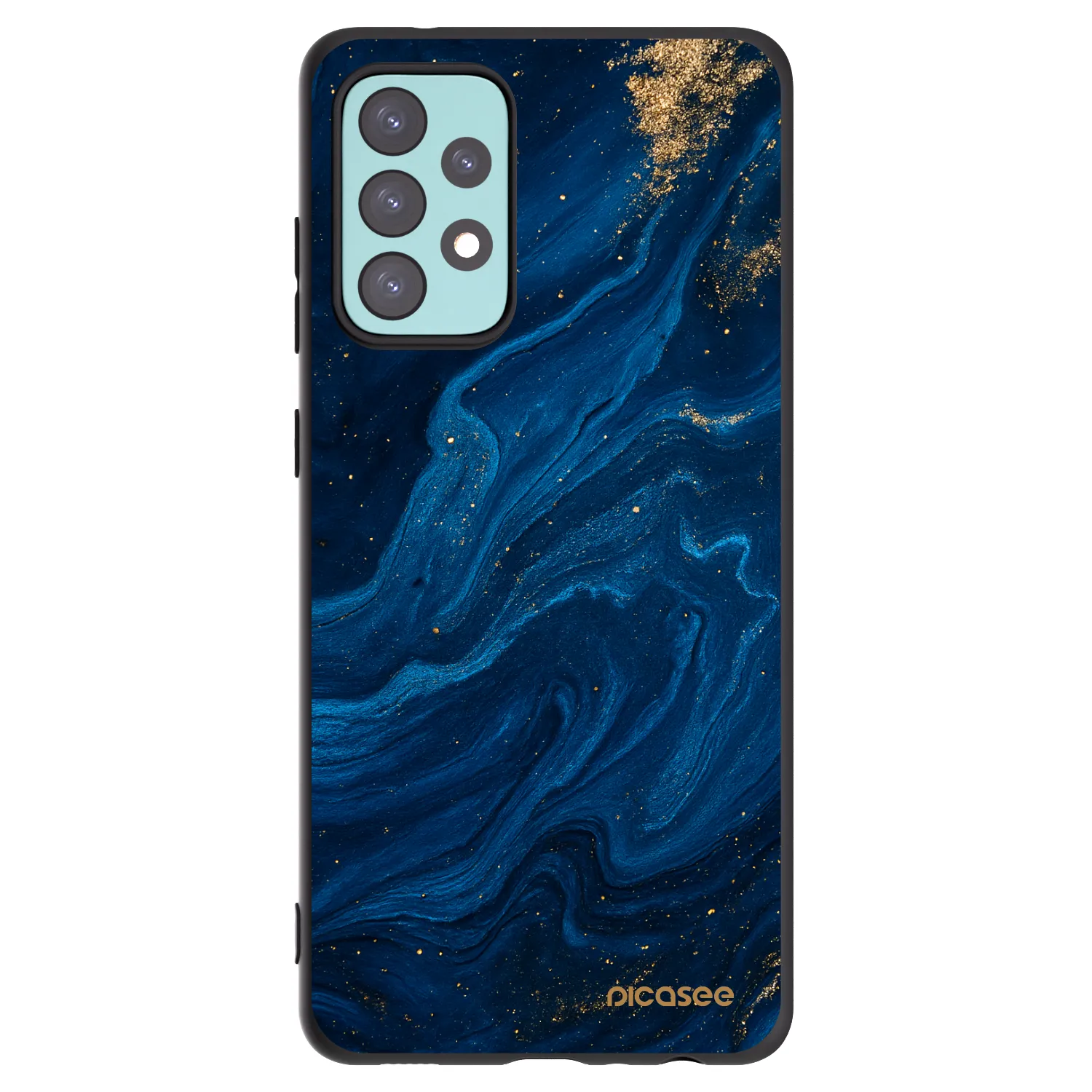 Picasee husă neagră din silicon pentru Samsung Galaxy A72 A725F - Blue
