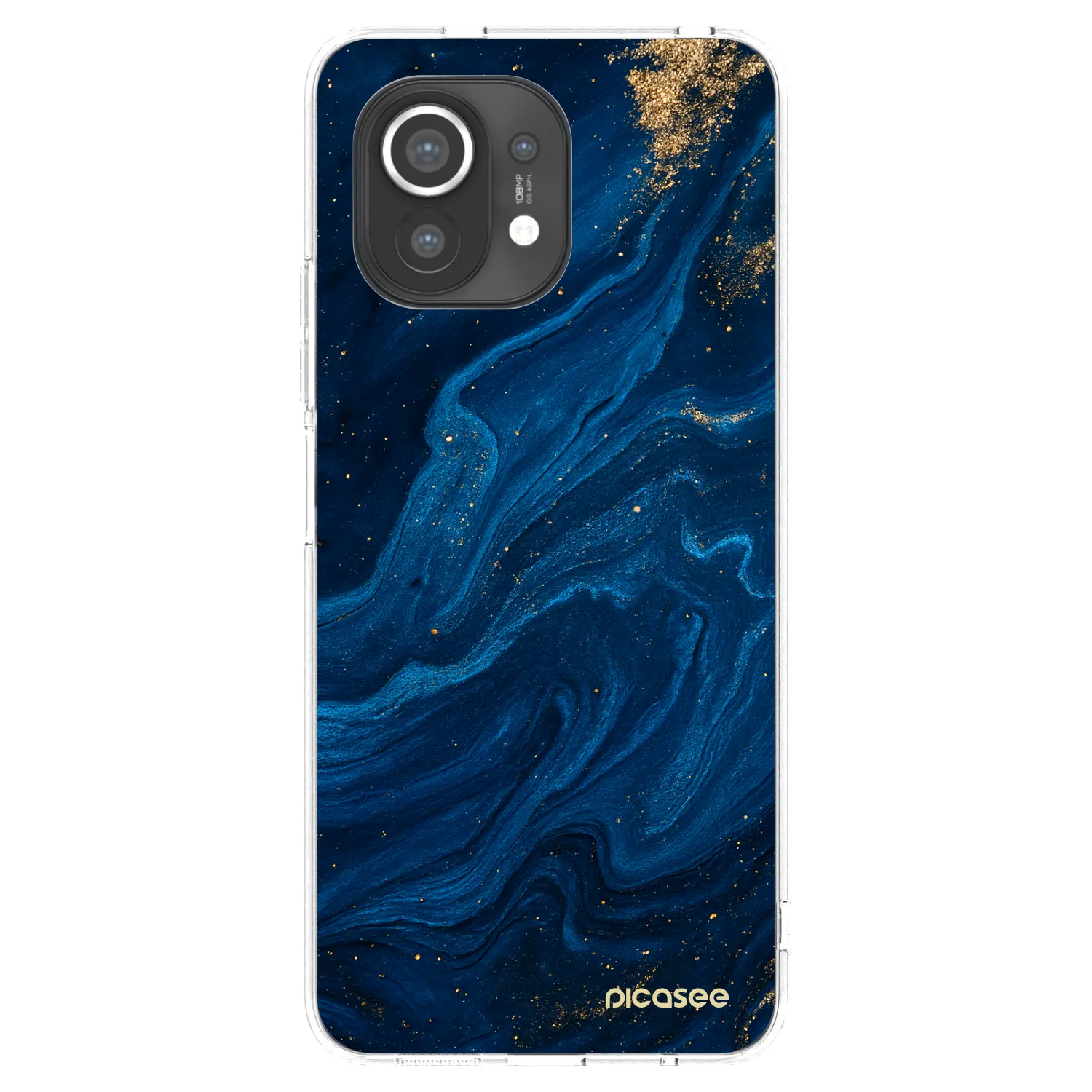 Picasee husă transparentă din silicon pentru Xiaomi Mi 11 - Blue