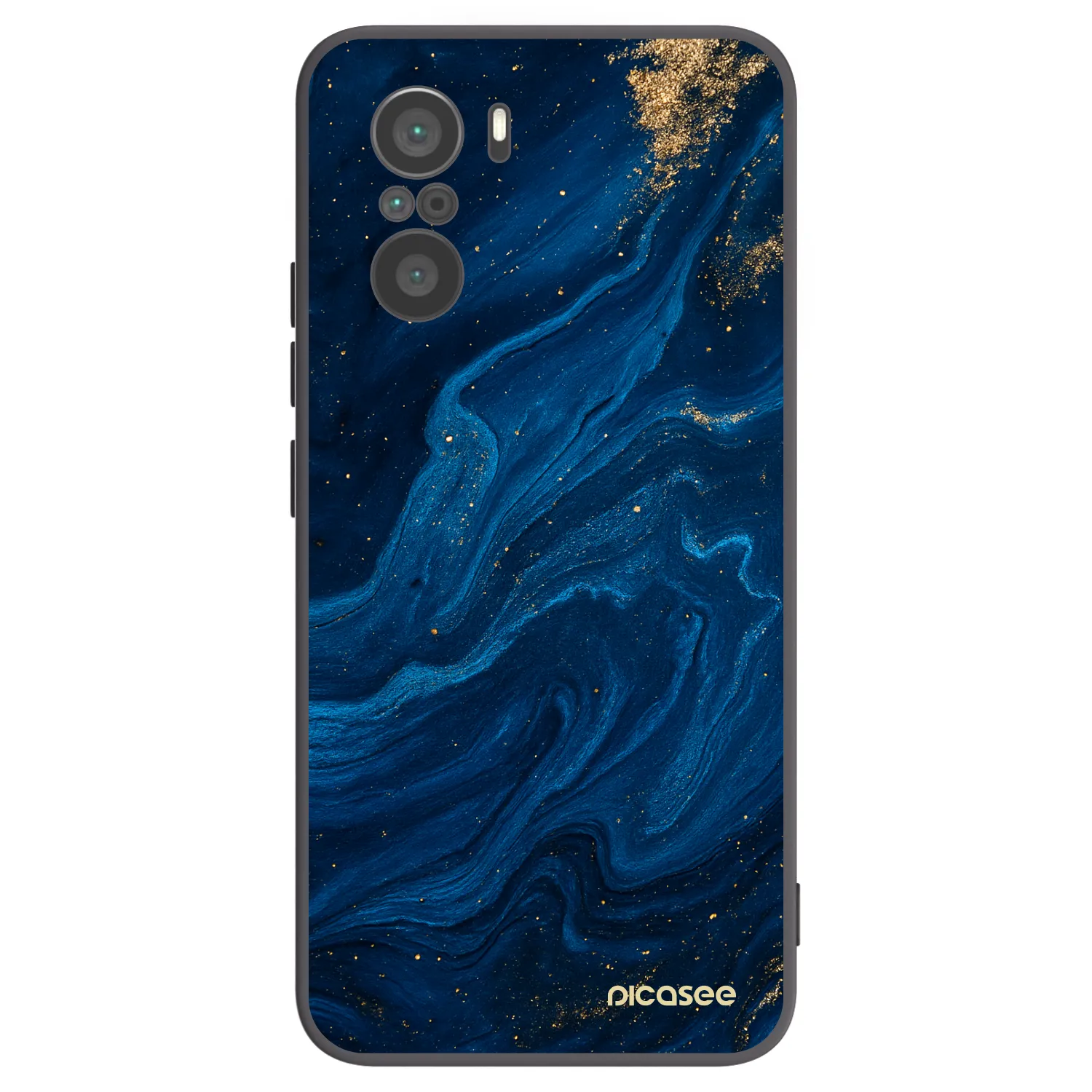 Picasee husă neagră din silicon pentru Xiaomi Poco F3 - Blue