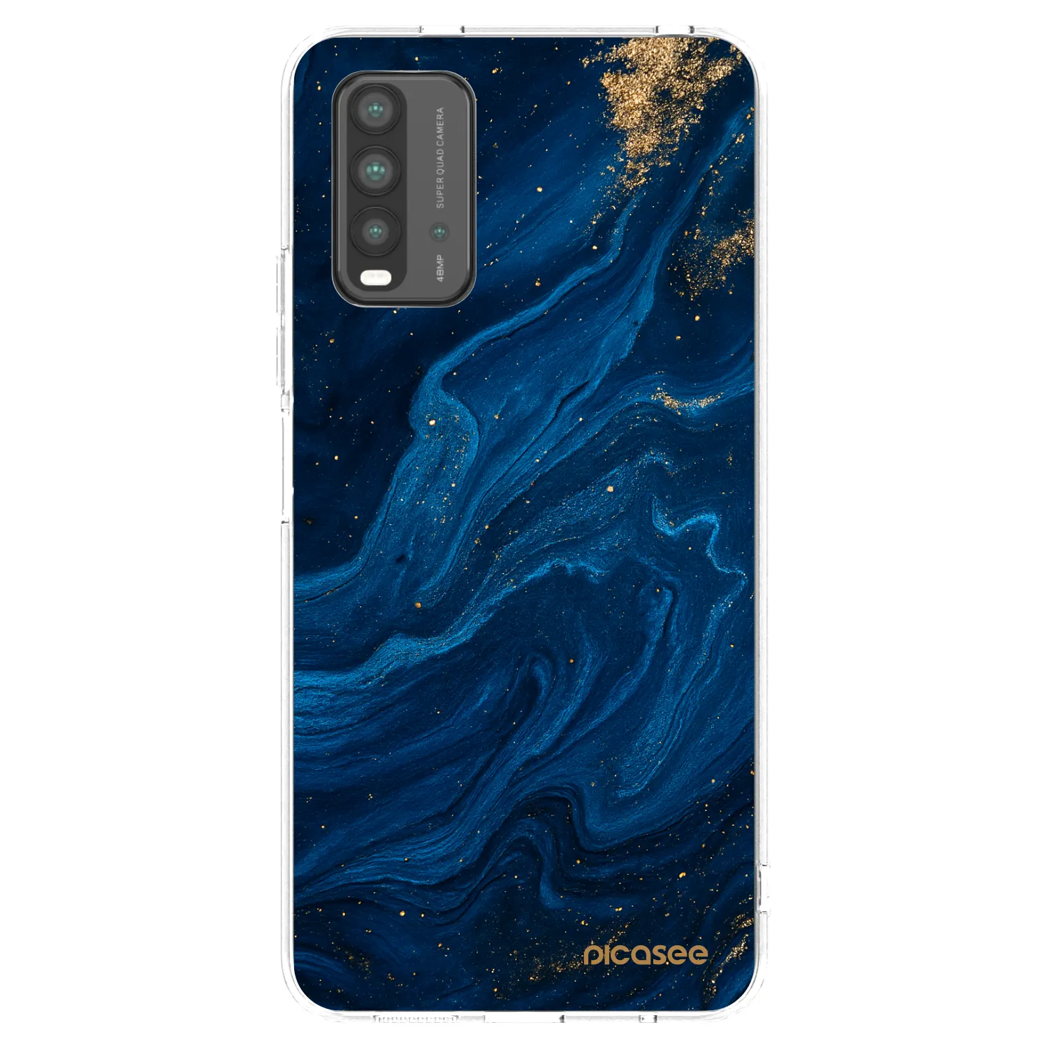 Picasee husă neagră din silicon pentru Xiaomi Redmi 9T - Blue