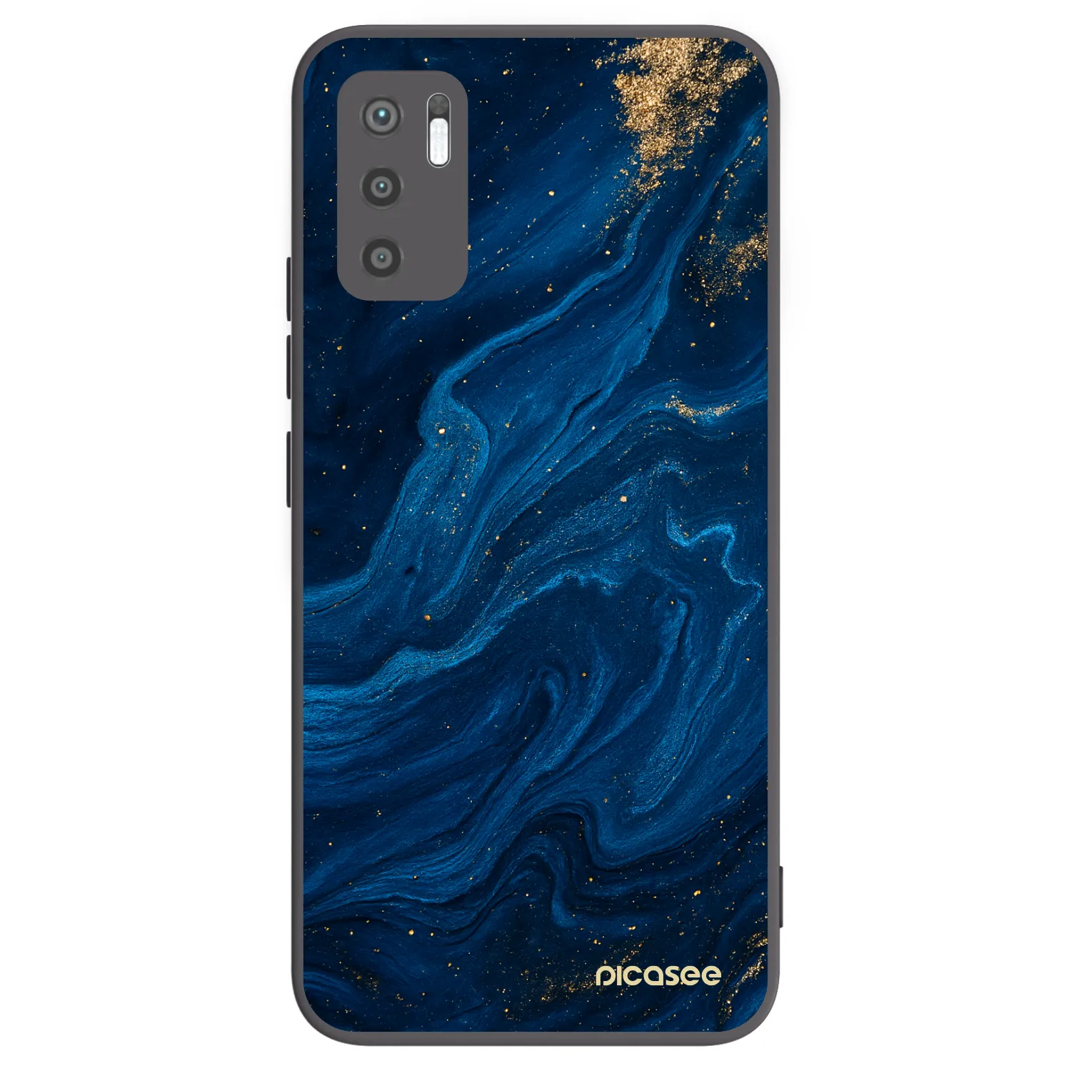 Picasee husă neagră din silicon pentru Xiaomi Redmi Note 10 5G - Blue