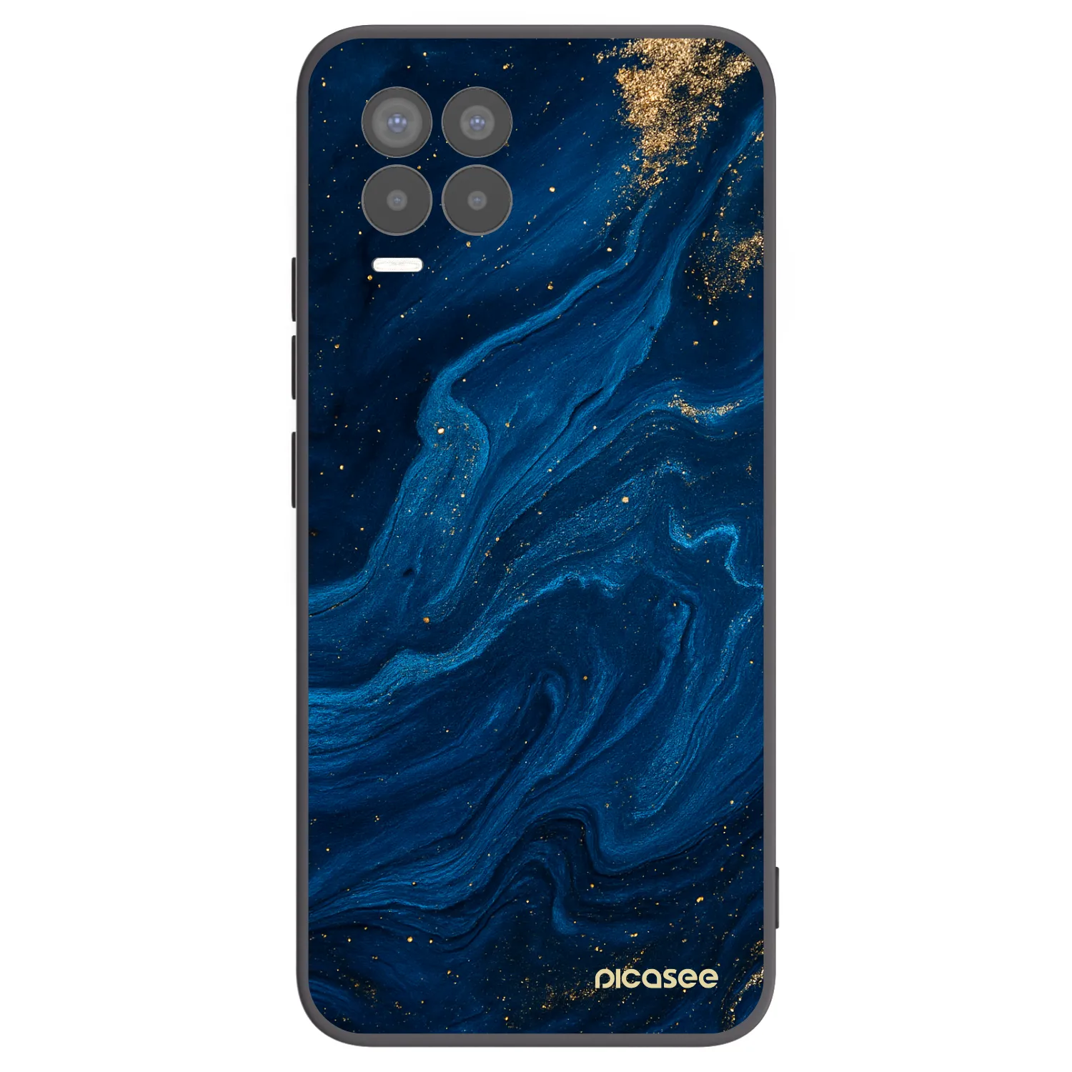 Picasee husă neagră din silicon pentru Realme 8 Pro - Blue