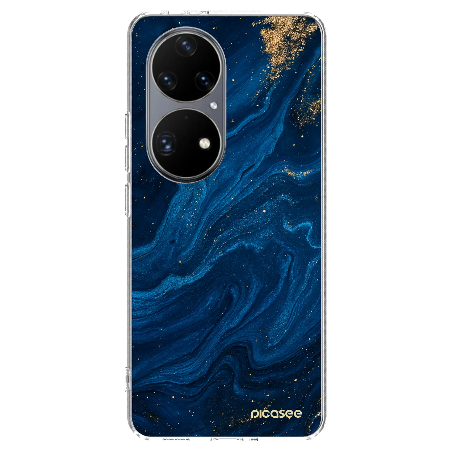 Picasee husă transparentă din silicon pentru Huawei P50 - Blue