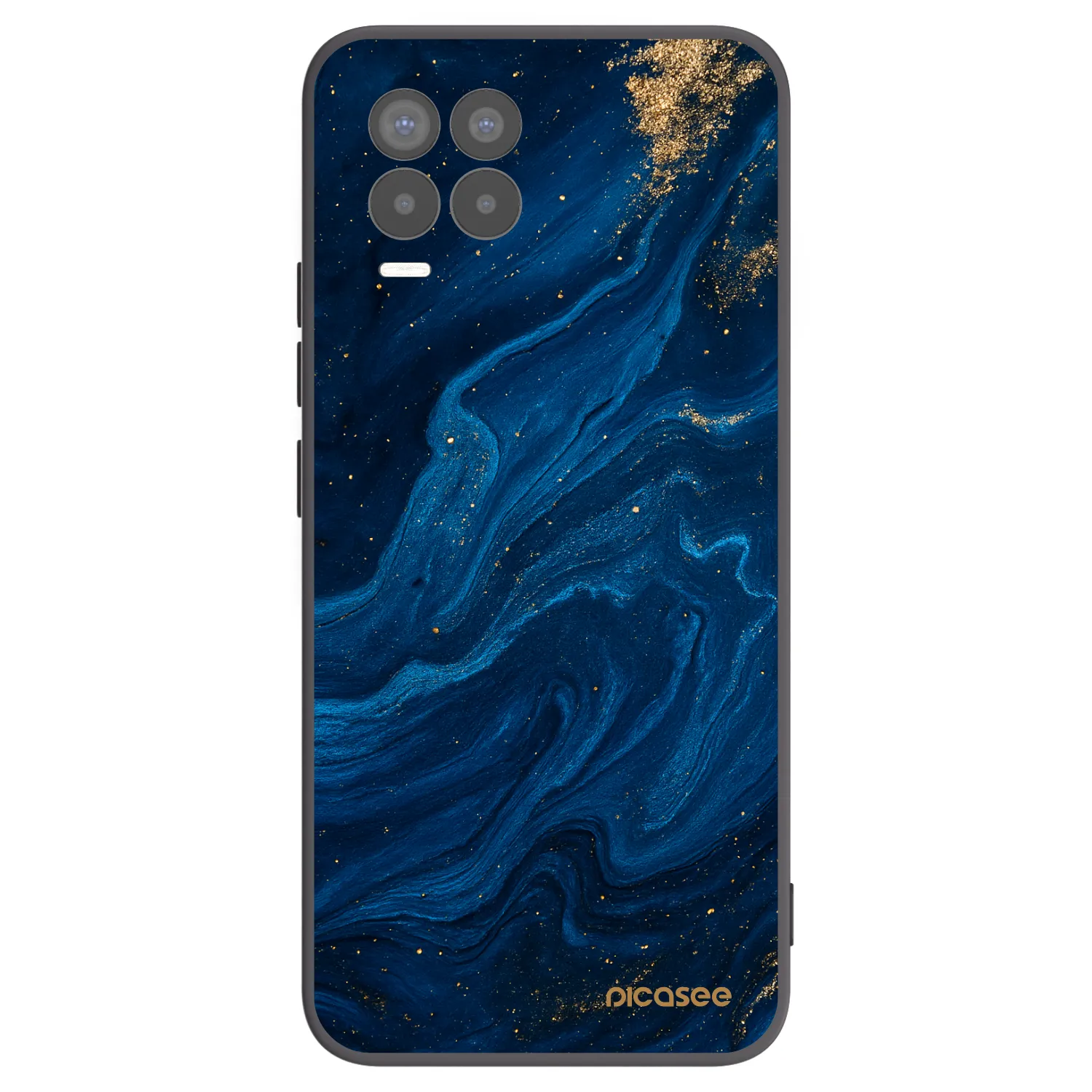 Picasee husă neagră din silicon pentru Realme 8 4G - Blue