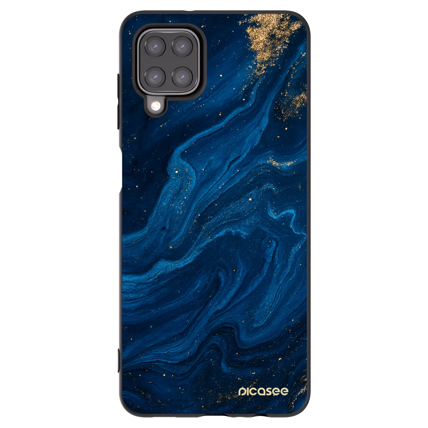 Picasee husă neagră din silicon pentru Samsung Galaxy M12 M127F - Blue