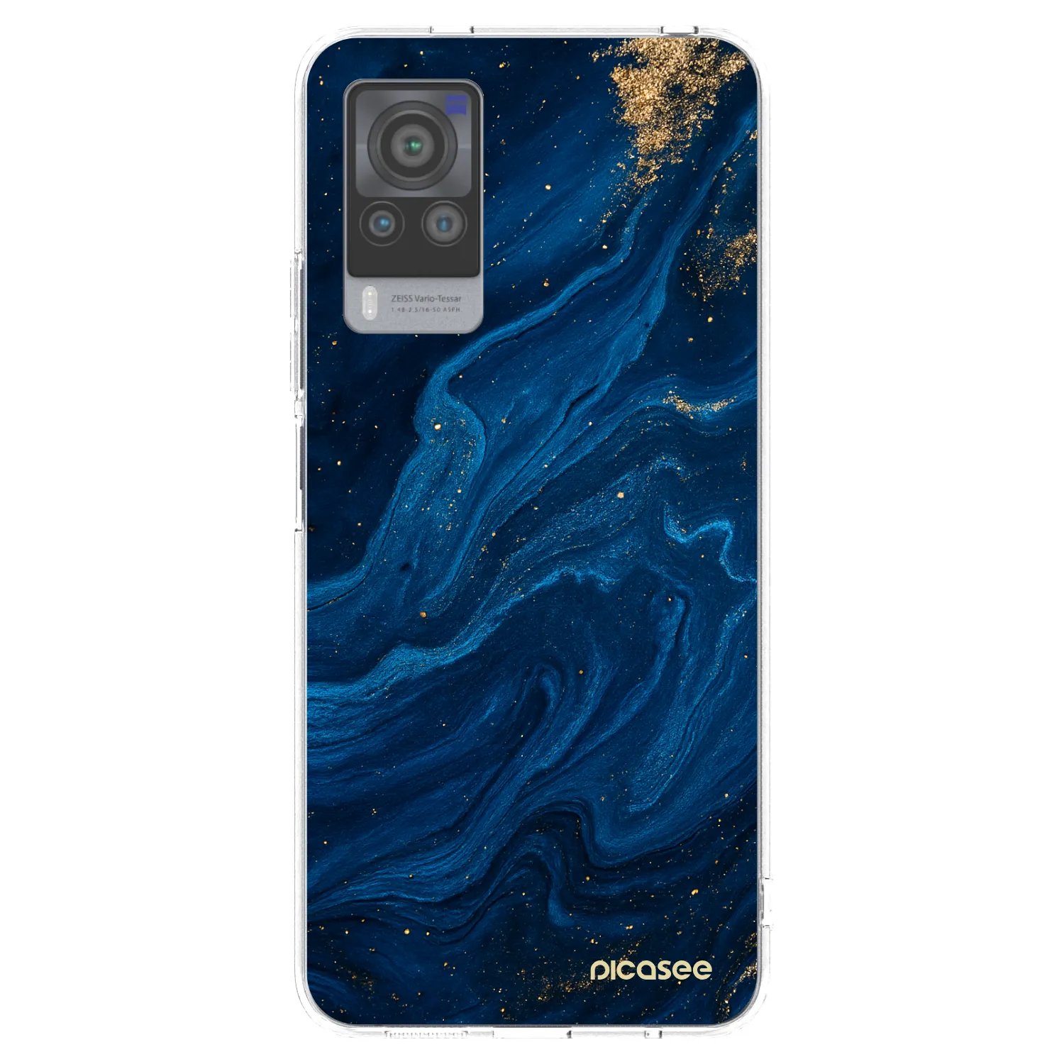 Picasee husă transparentă din silicon pentru Vivo X60 Pro 5G - Blue