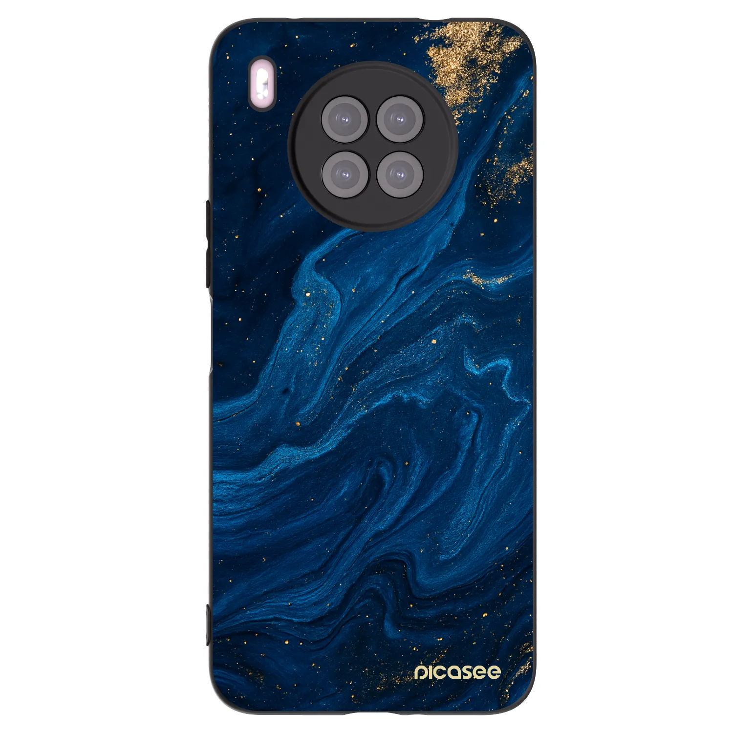 Picasee husă neagră din silicon pentru Huawei Nova 8i - Blue