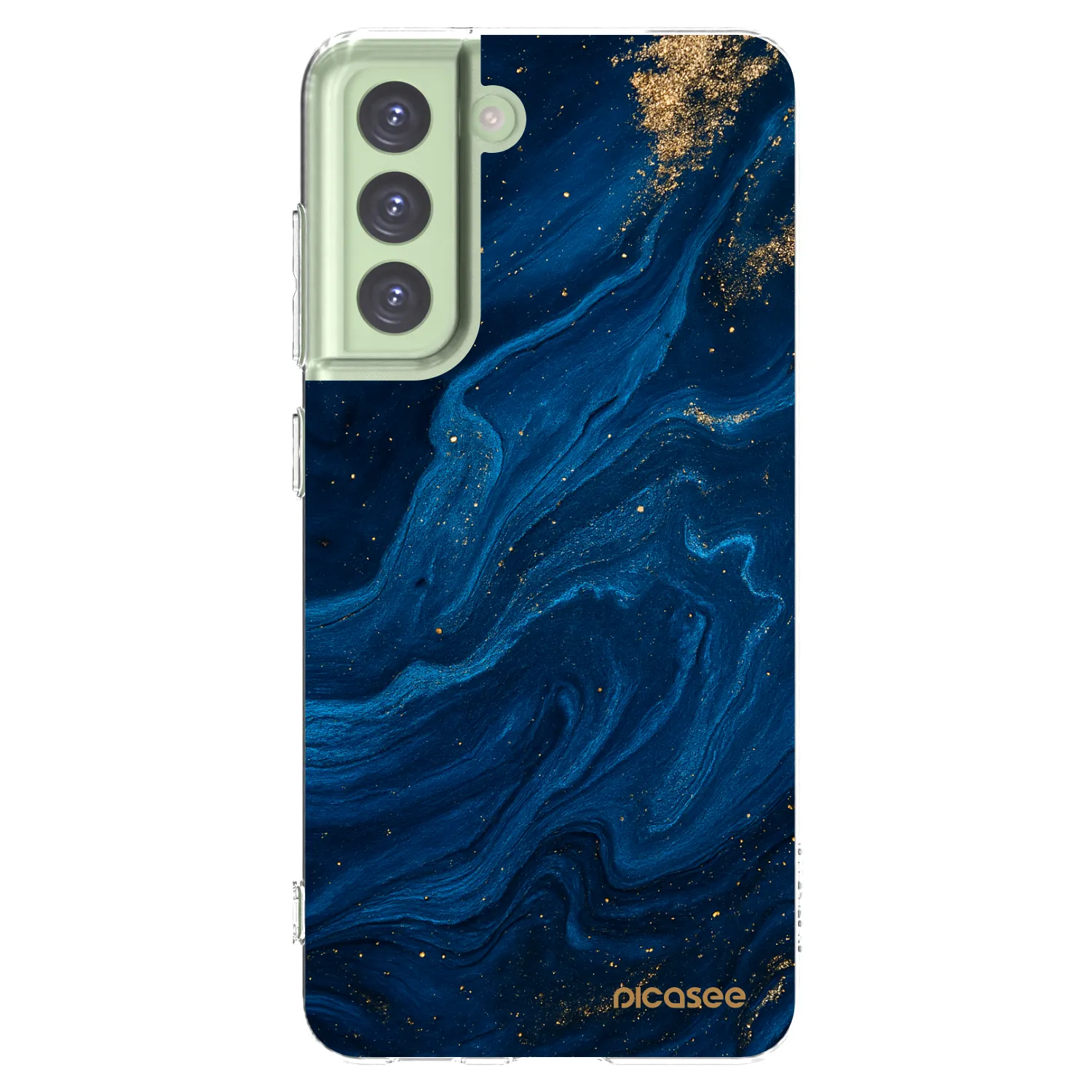 Picasee husă transparentă din silicon pentru Samsung Galaxy S21 FE 5G - Blue
