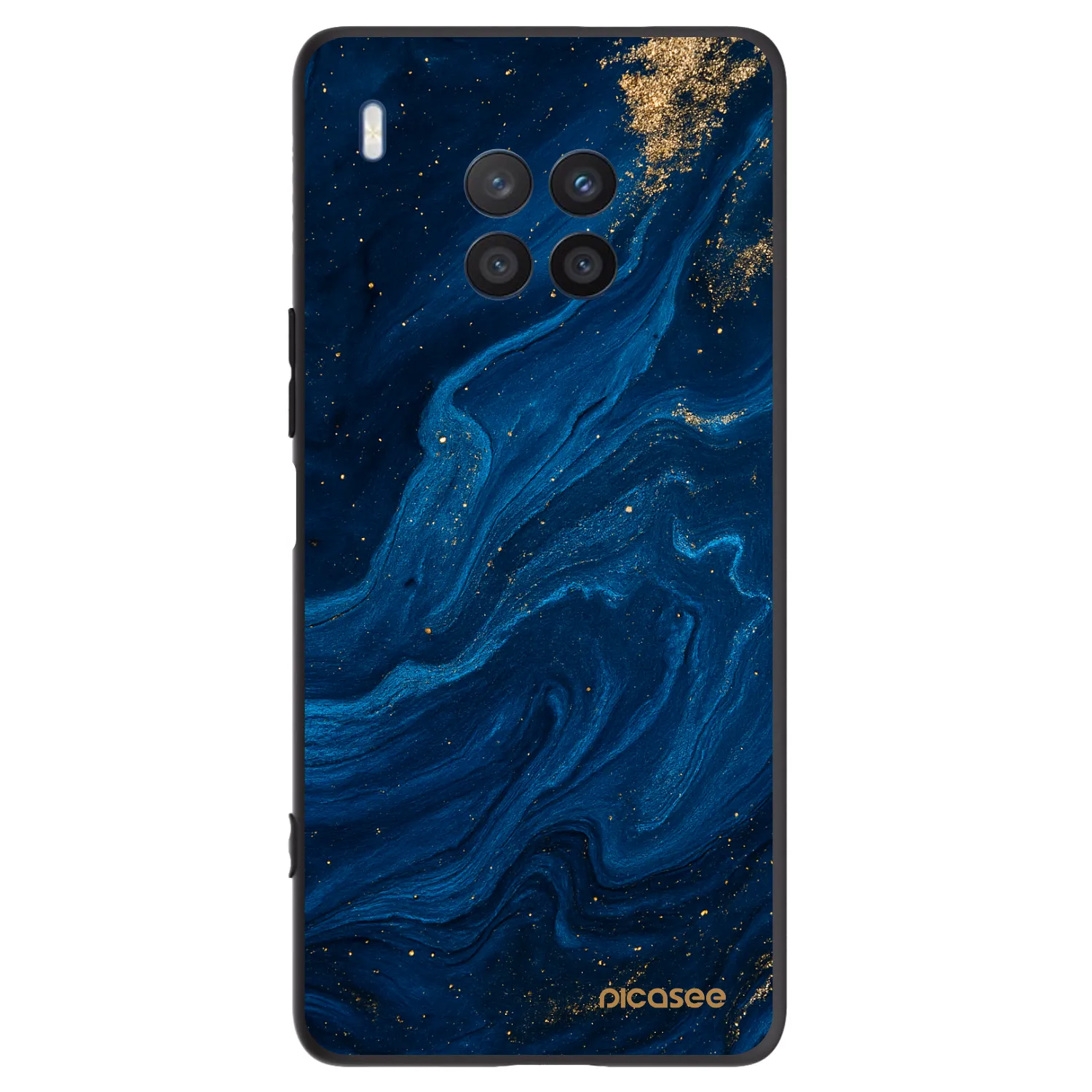 Picasee husă neagră din silicon pentru Honor 50 Lite - Blue