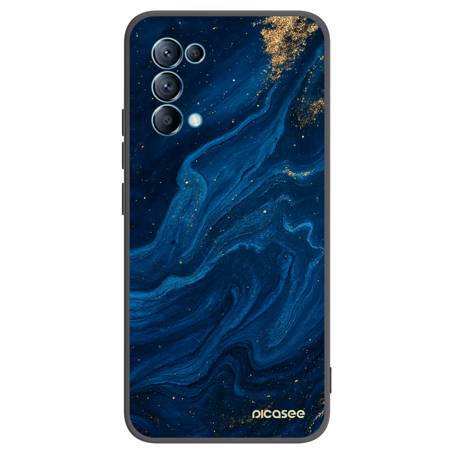 Picasee husă neagră din silicon pentru OPPO Reno 5 5G - Blue