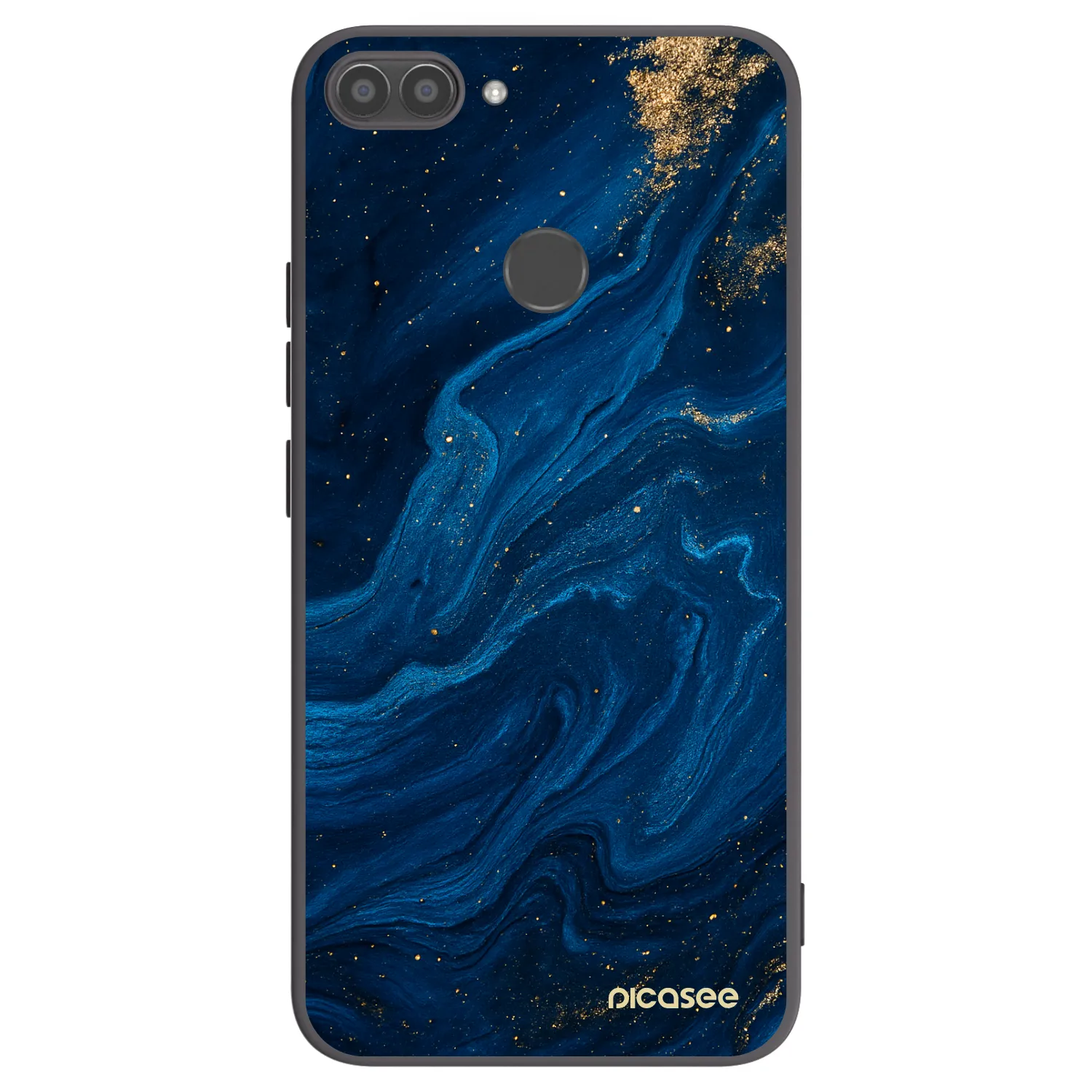 Picasee husă neagră din silicon pentru Huawei P Smart - Blue
