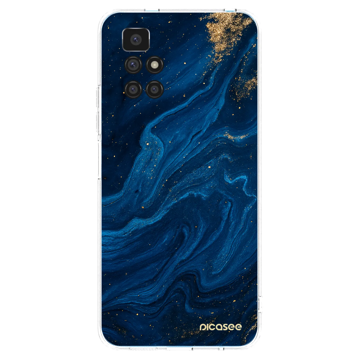 Picasee husă transparentă din silicon pentru Xiaomi Redmi 10 (2022) - Blue