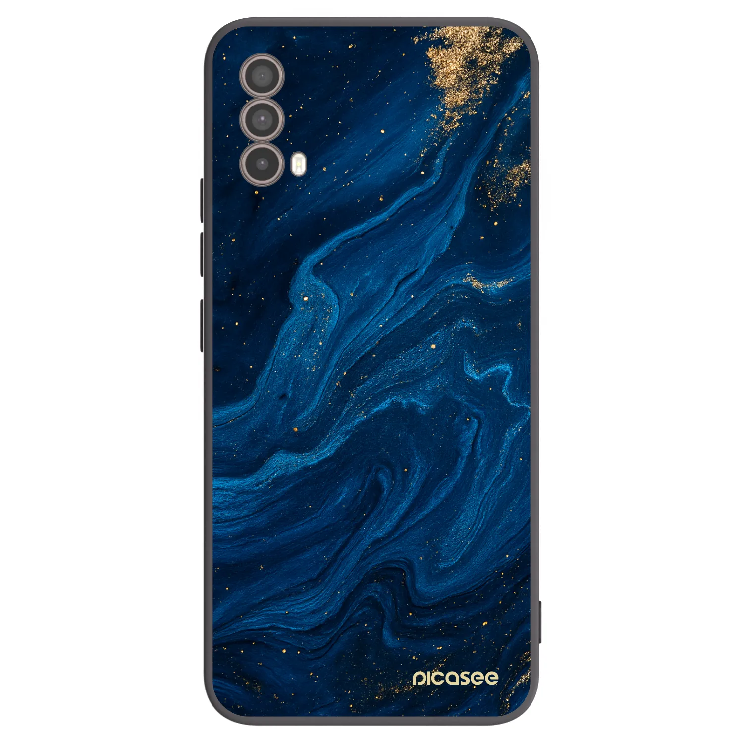 Picasee husă neagră din silicon pentru Motorola Moto E40 - Blue