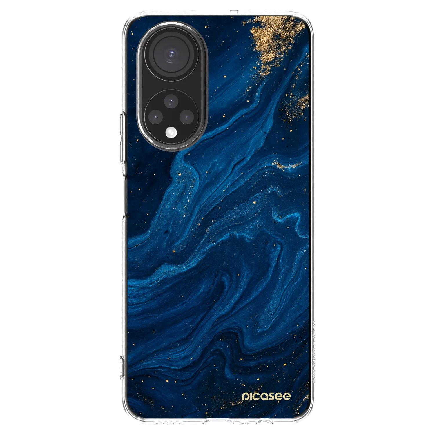 Picasee husă transparentă din silicon pentru Honor X7 - Blue