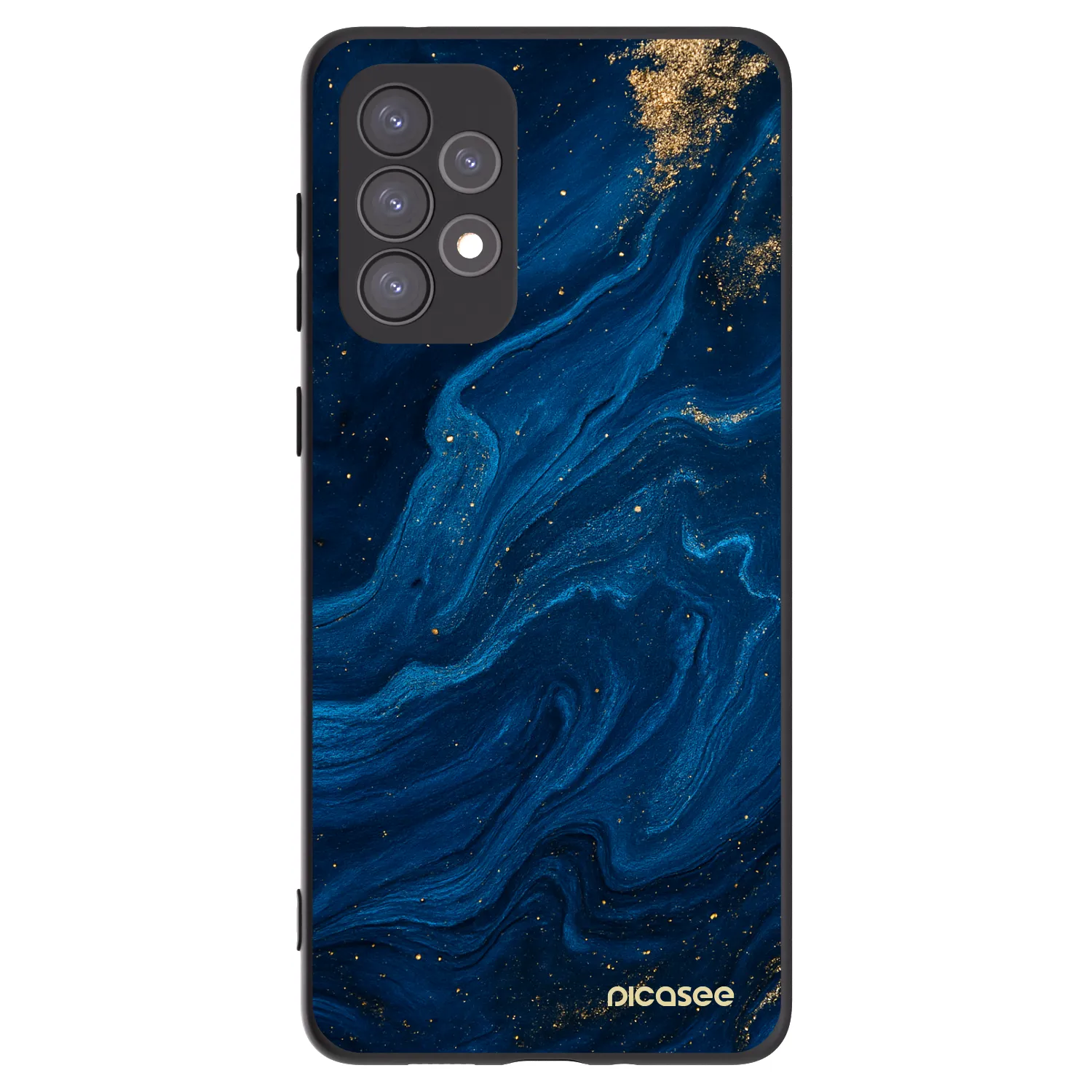 Picasee husă neagră din silicon pentru Samsung Galaxy A73 5G - Blue