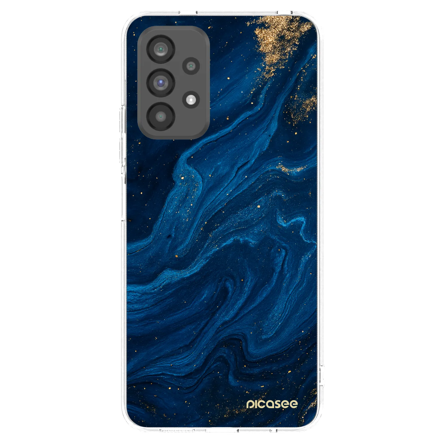 Picasee husă transparentă din silicon pentru Samsung Galaxy A73 5G - Blue