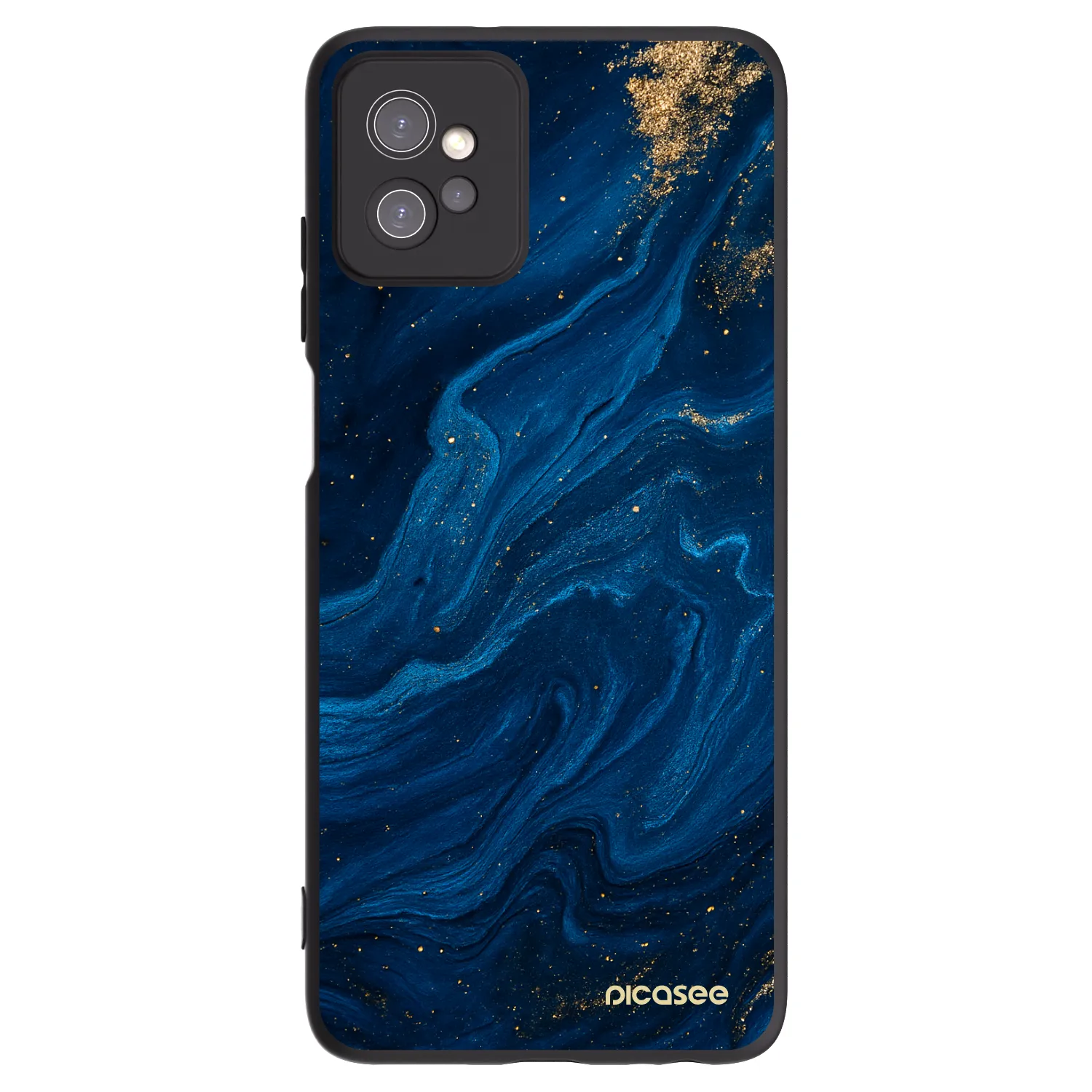 Picasee husă neagră din silicon pentru Motorola Moto G32 - Blue