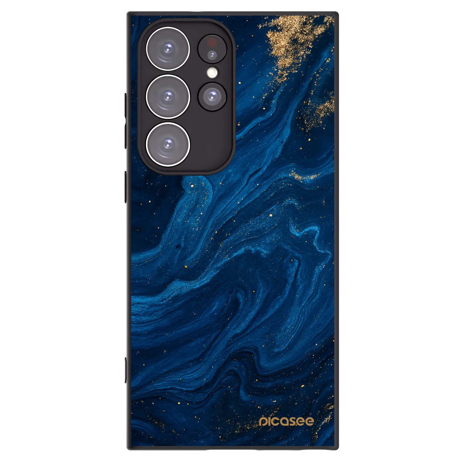 Picasee husă neagră din silicon pentru Samsung Galaxy S23 Ultra 5G - Blue