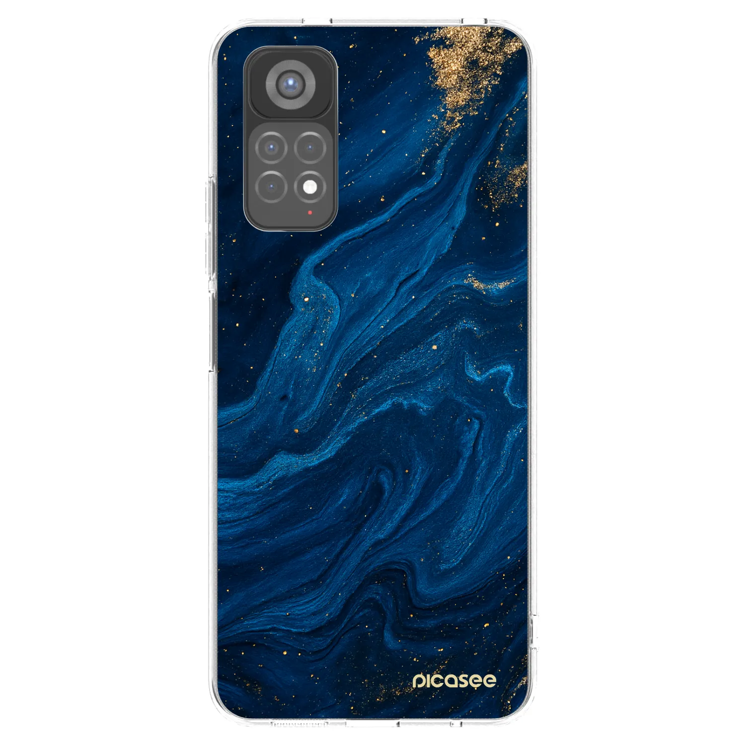 Picasee husă transparentă din silicon pentru Xiaomi Redmi Note 11S 5G - Blue