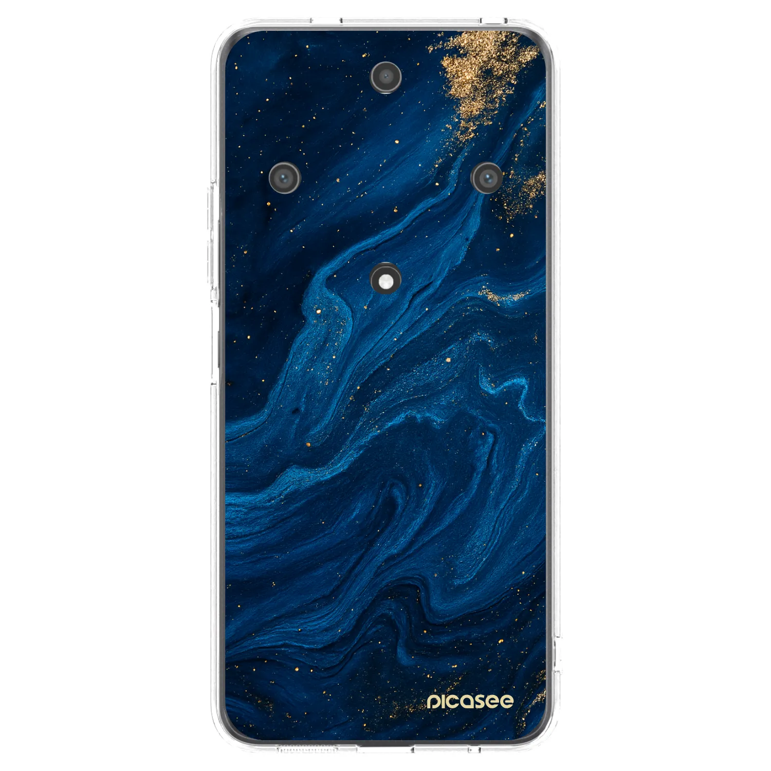 Picasee husă transparentă din silicon pentru Honor Magic5 Lite 5G - Blue
