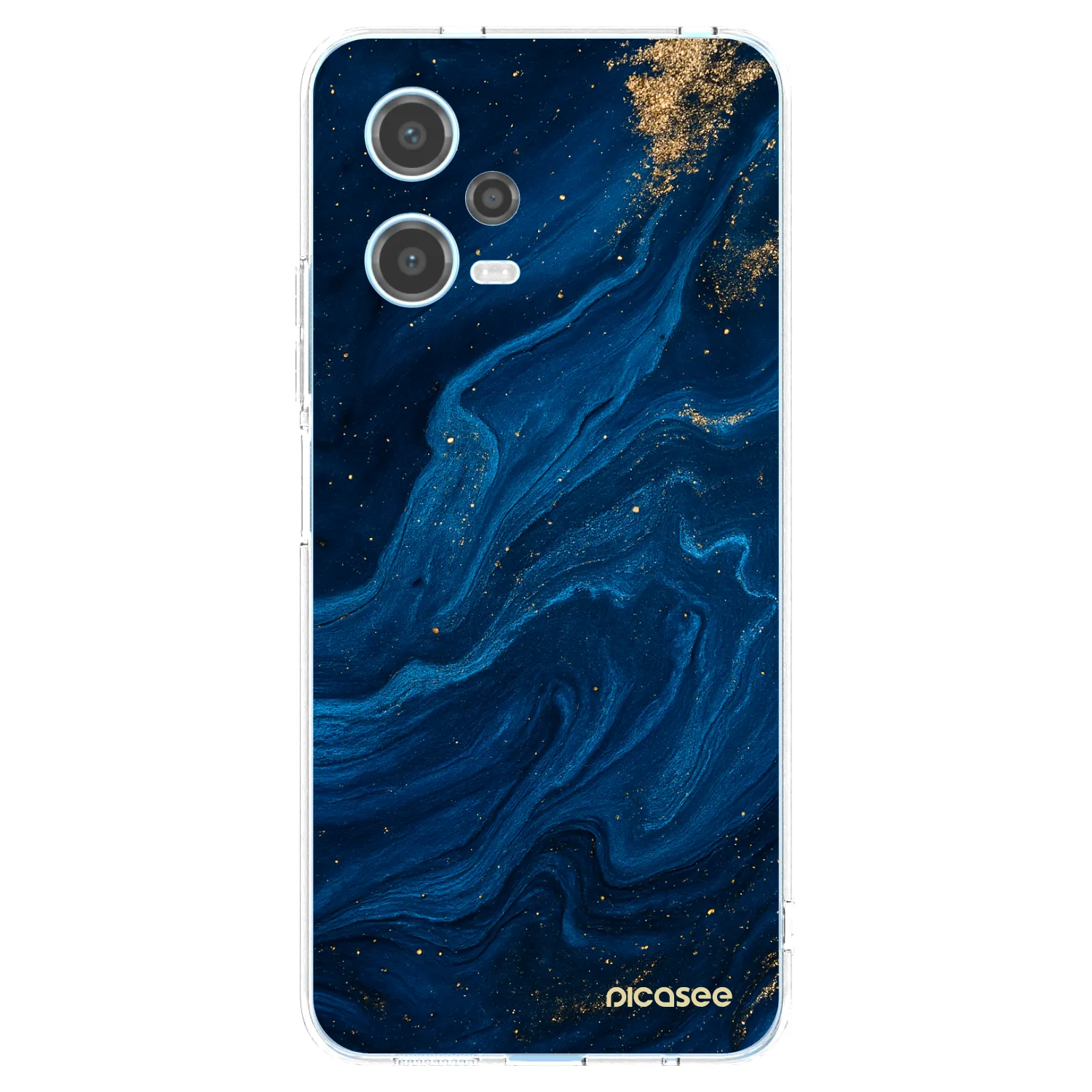 Picasee husă transparentă din silicon pentru Xiaomi Redmi Note 12 5G - Blue