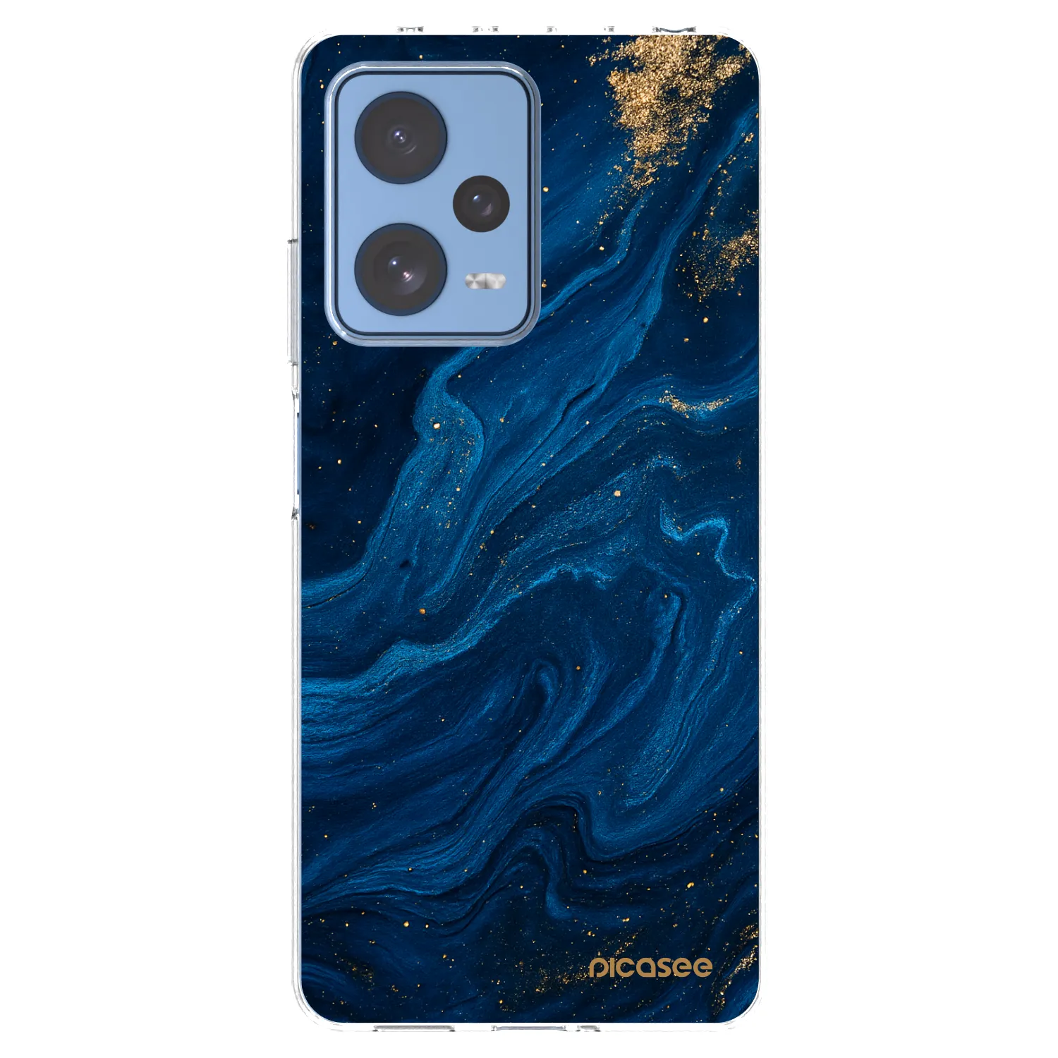 Picasee husă transparentă din silicon pentru Xiaomi Redmi Note 12 Pro 5G - Blue