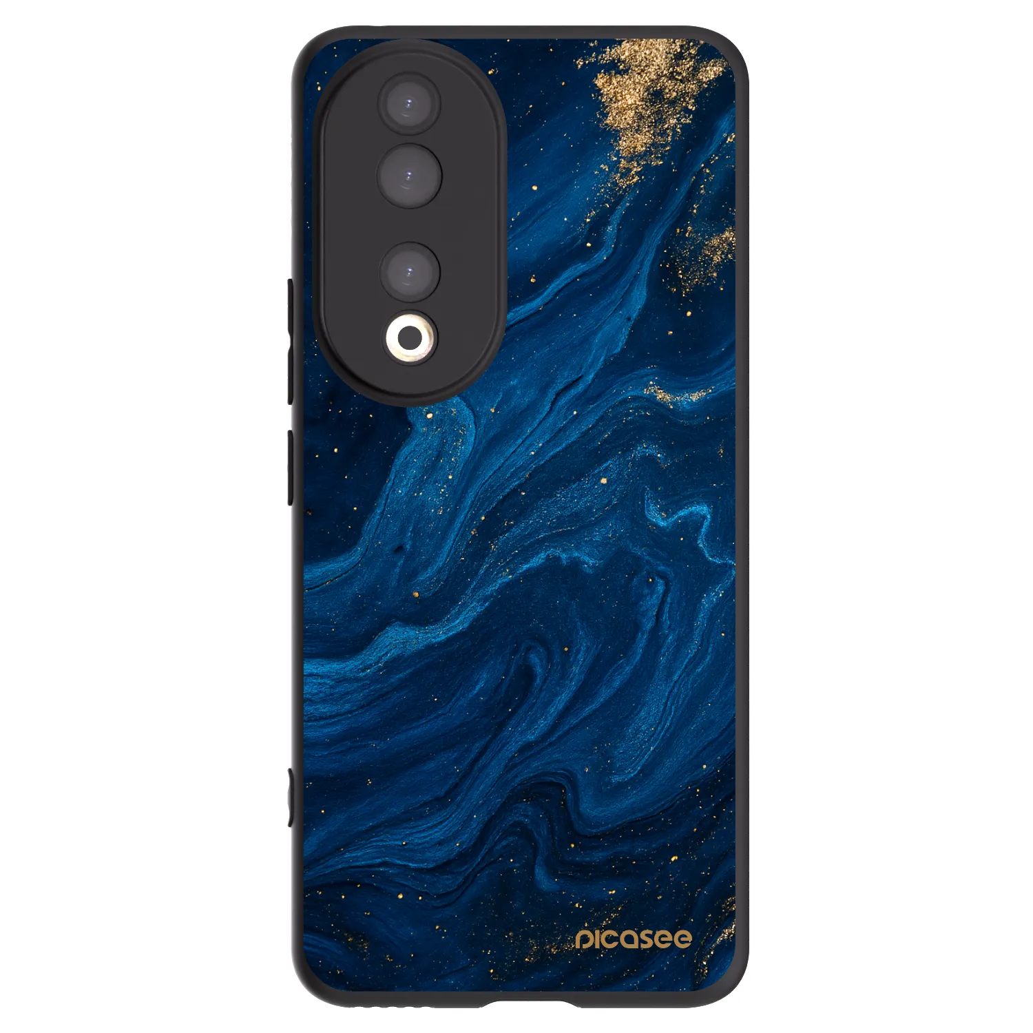 Picasee husă neagră din silicon pentru Honor 90 5G - Blue