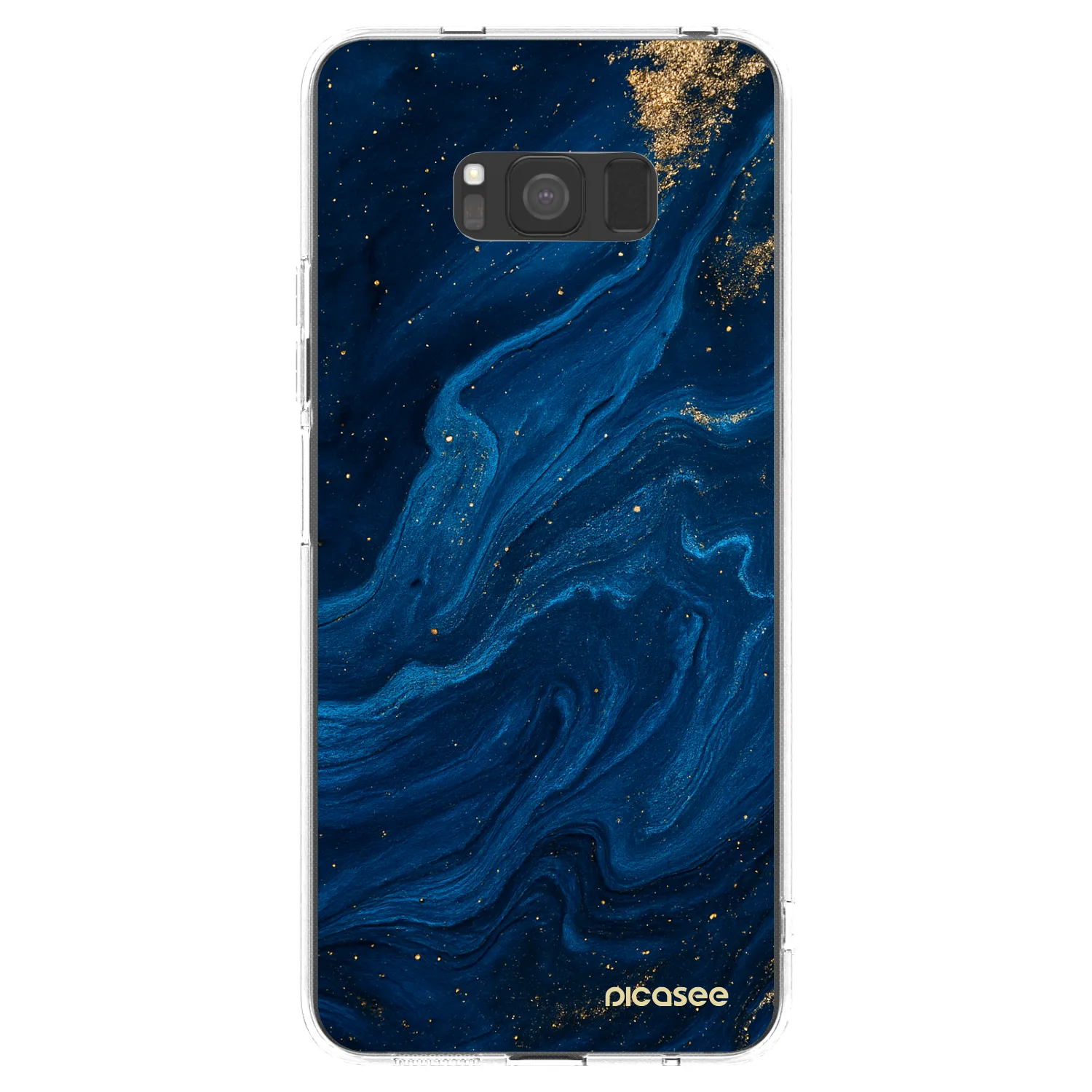 Picasee husă transparentă din silicon pentru Samsung Galaxy S8 G950F - Blue