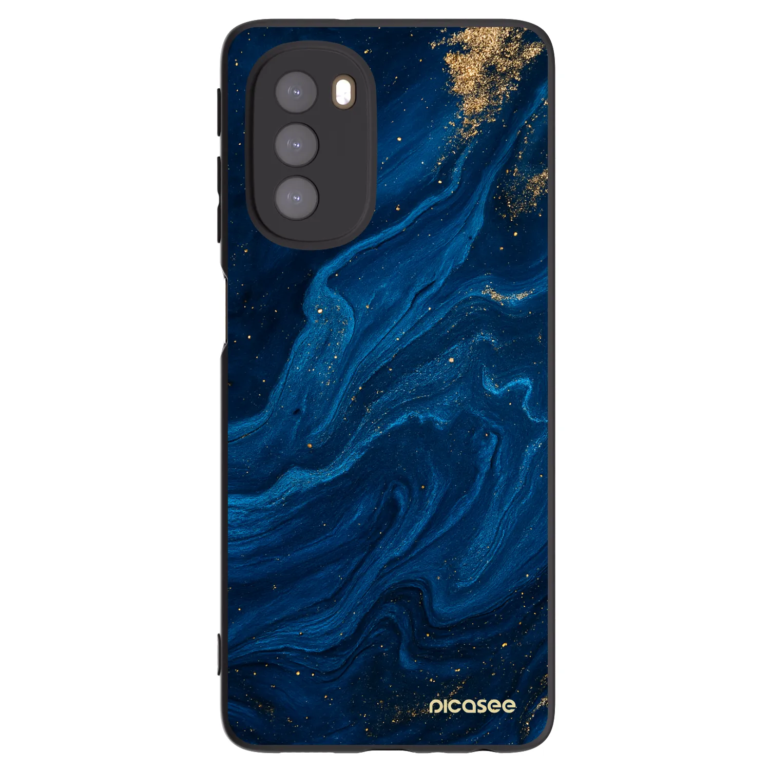 Picasee husă neagră din silicon pentru Motorola Moto G51 - Blue