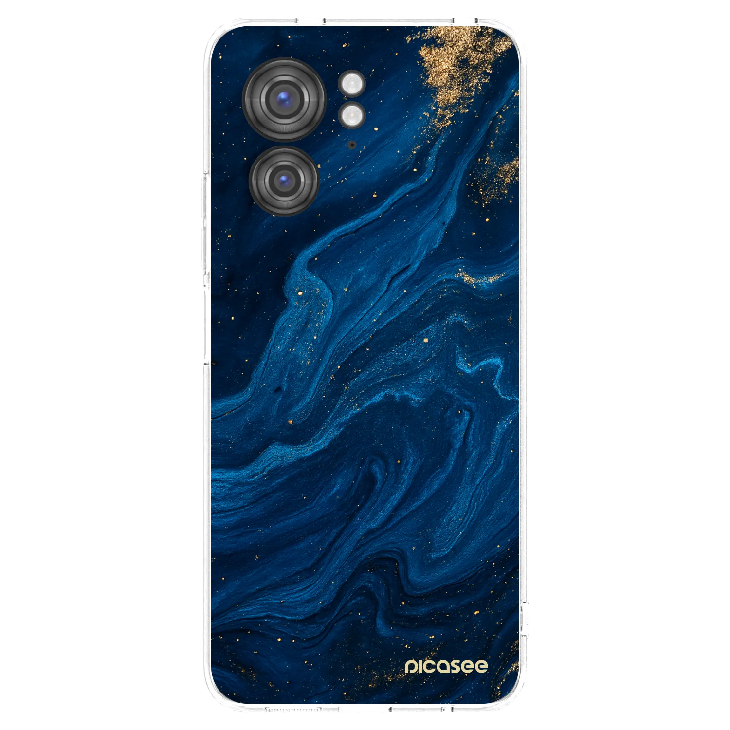 Picasee husă transparentă din silicon pentru Motorola Edge 40 - Blue