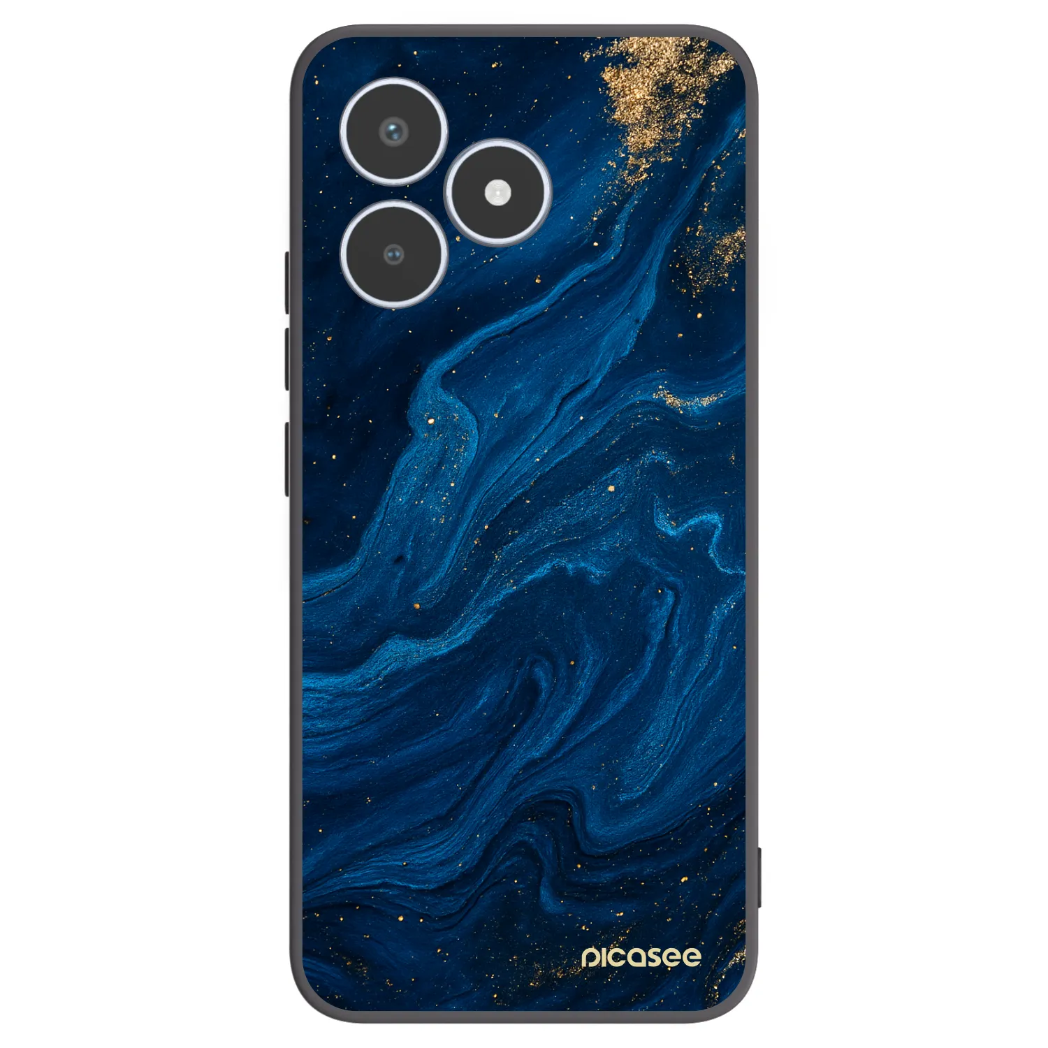 Picasee husă neagră din silicon pentru Realme C53 - Blue