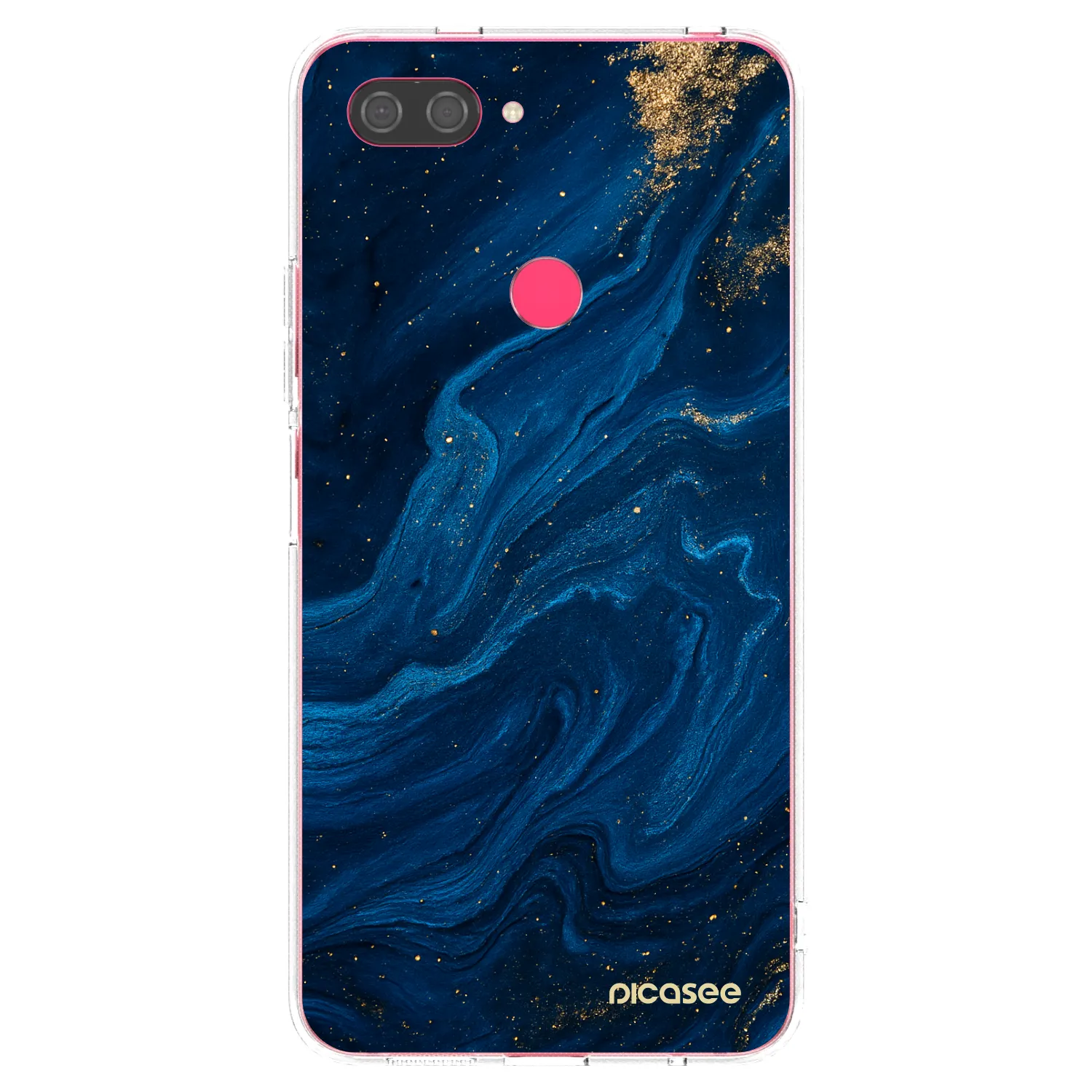 Picasee husă transparentă din silicon pentru Xiaomi Mi 8 Lite - Blue