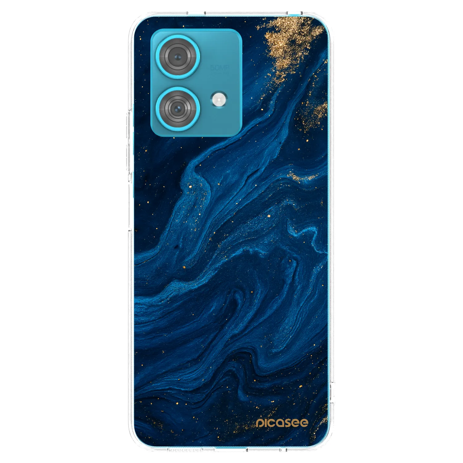Picasee husă transparentă din silicon pentru Motorola Edge 40 Neo - Blue