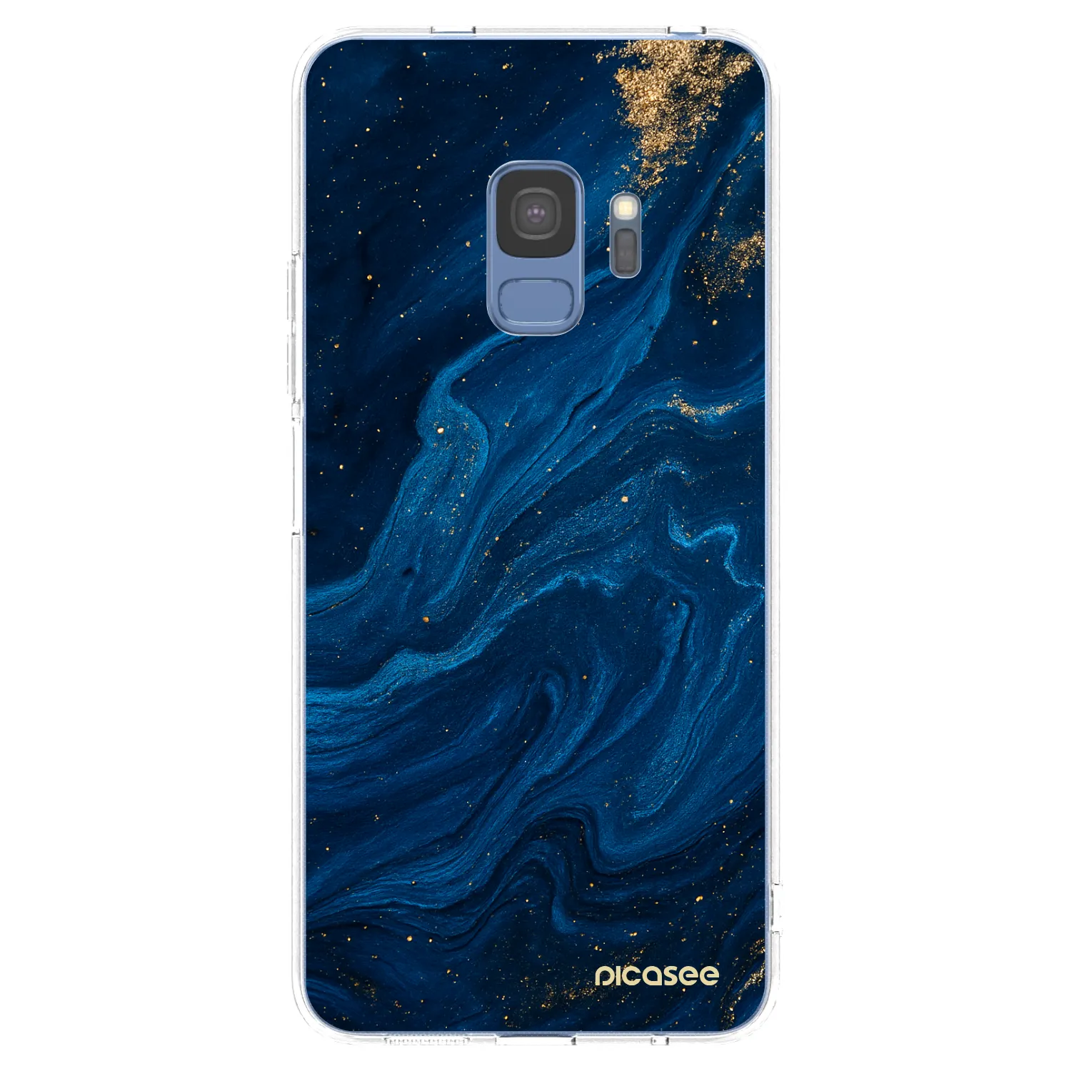 Picasee husă transparentă din silicon pentru Samsung Galaxy S9 G960F - Blue