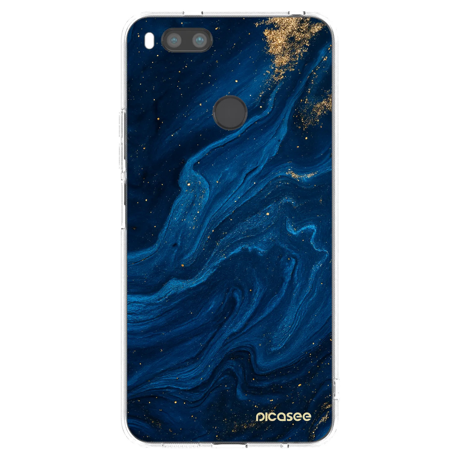 Picasee husă transparentă din silicon pentru Xiaomi Mi A1 Global - Blue