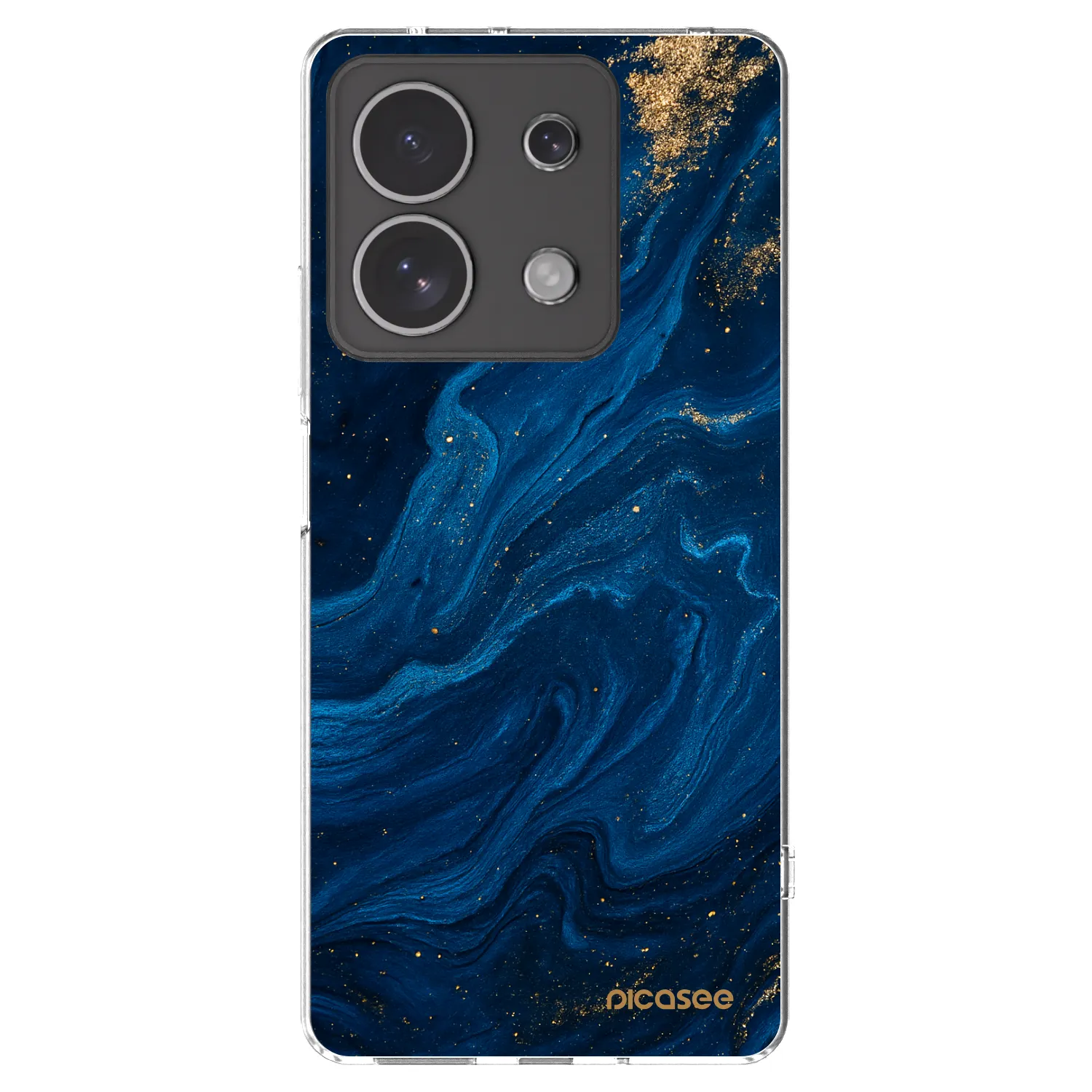 Picasee husă transparentă din silicon pentru Xiaomi Redmi Note 13 4G - Blue