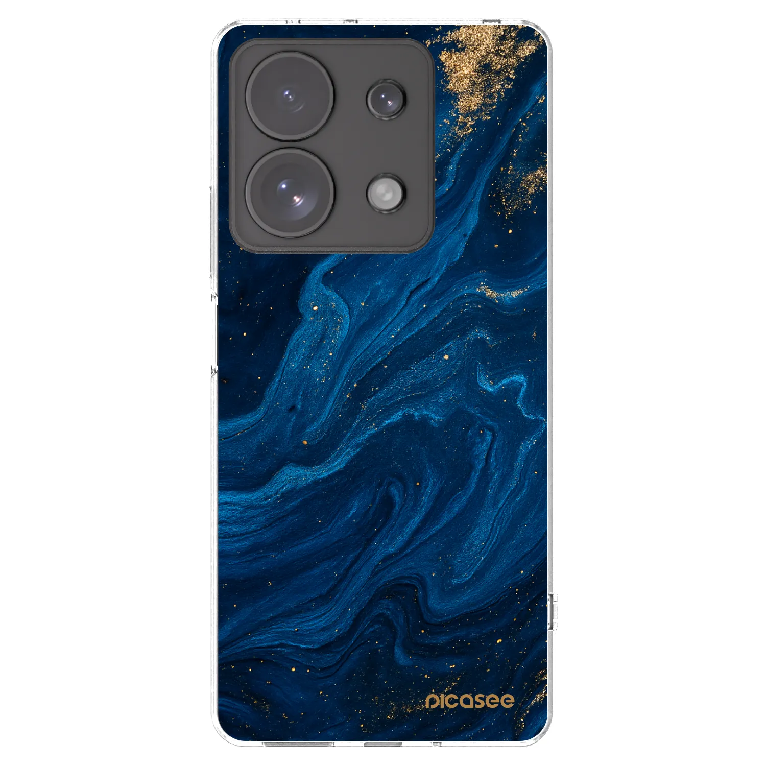 Picasee husă transparentă din silicon pentru Xiaomi Redmi Note 13 Pro 4G - Blue