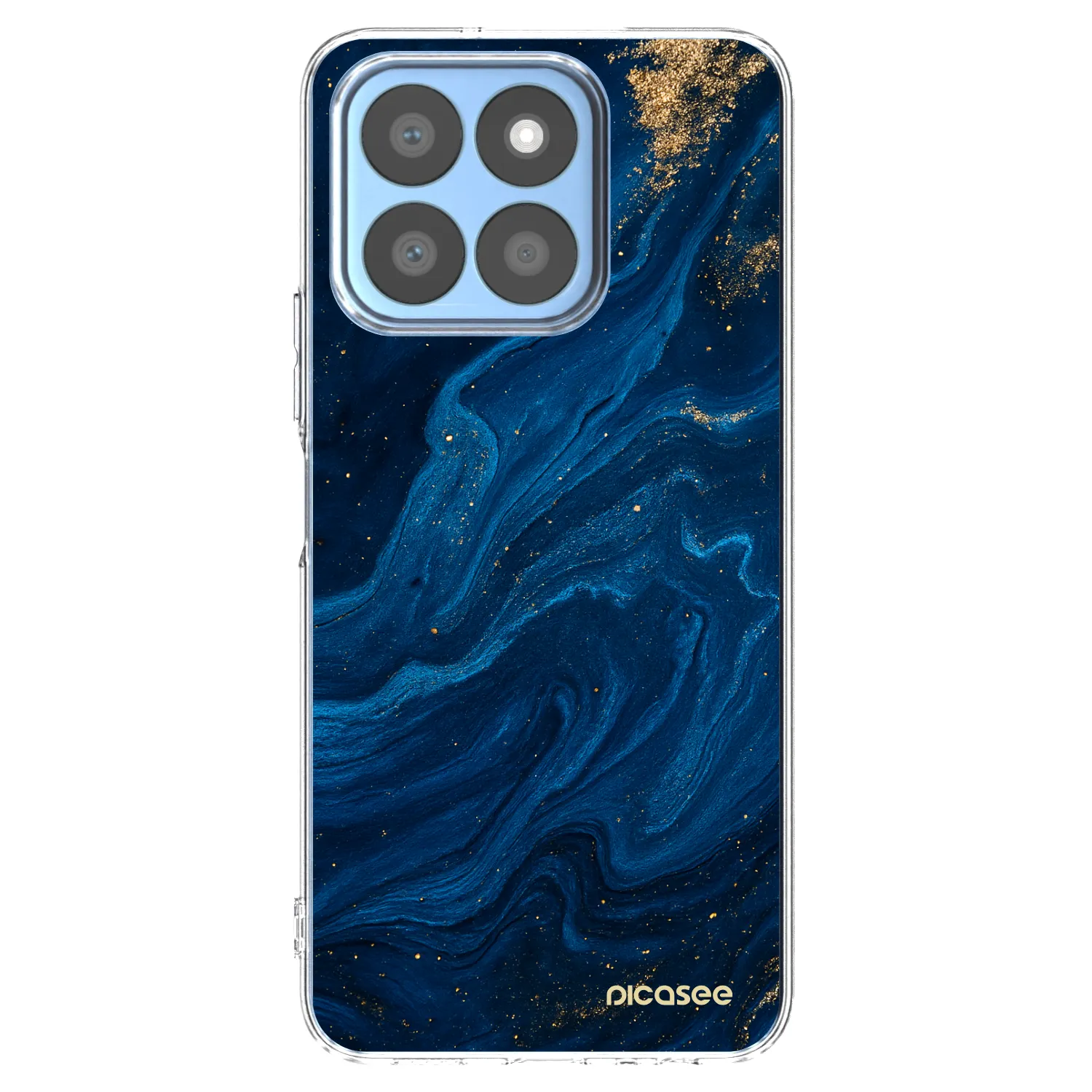 Picasee husă transparentă din silicon pentru Honor X8b - Blue