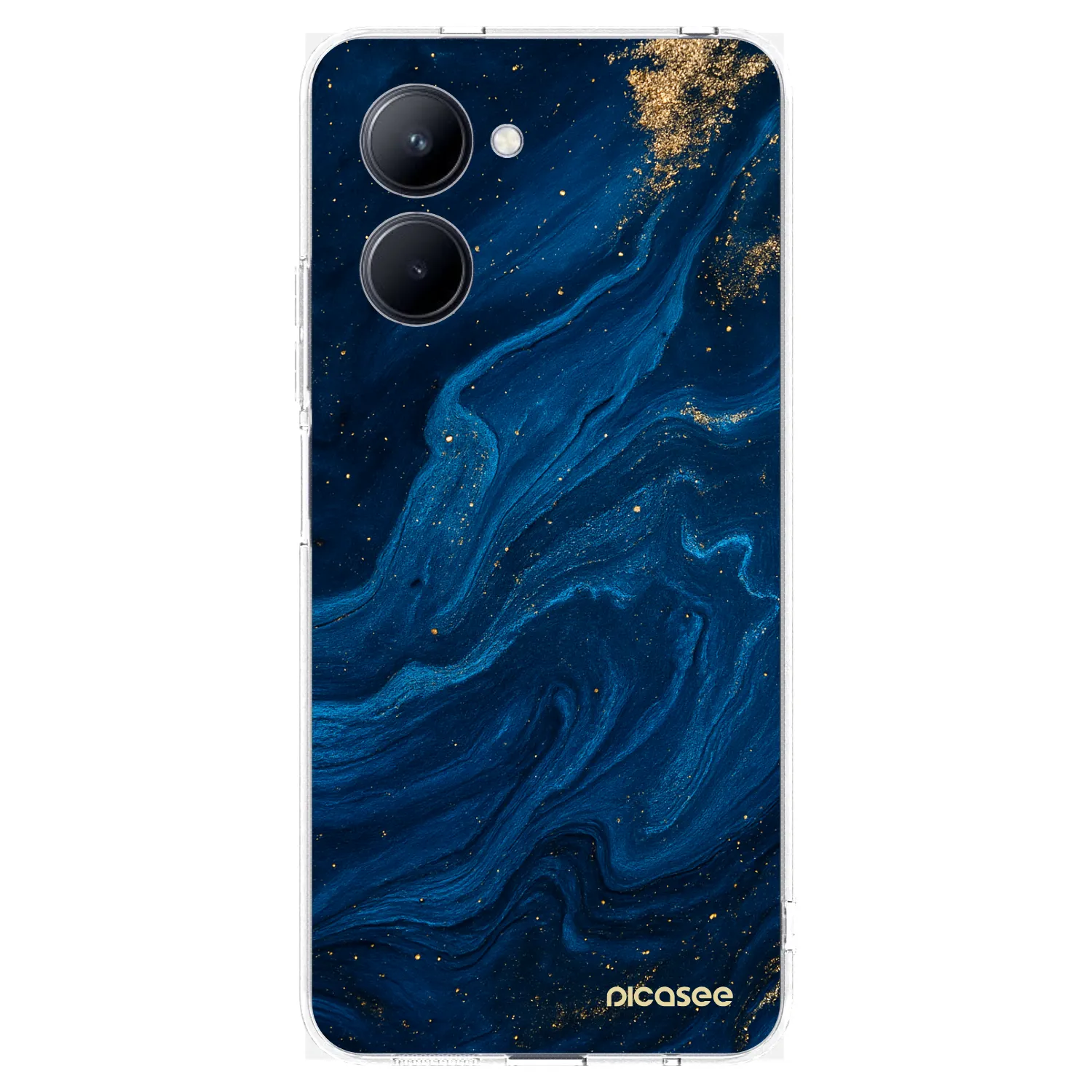 Picasee husă transparentă din silicon pentru Realme C33 (2023) - Blue