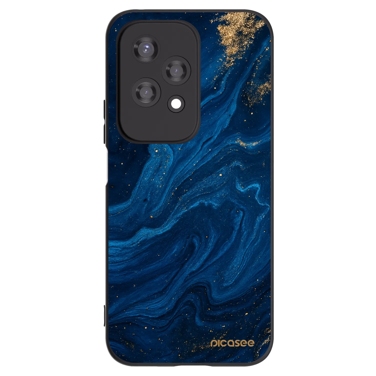 Picasee husă neagră din silicon pentru Honor 200 Lite - Blue