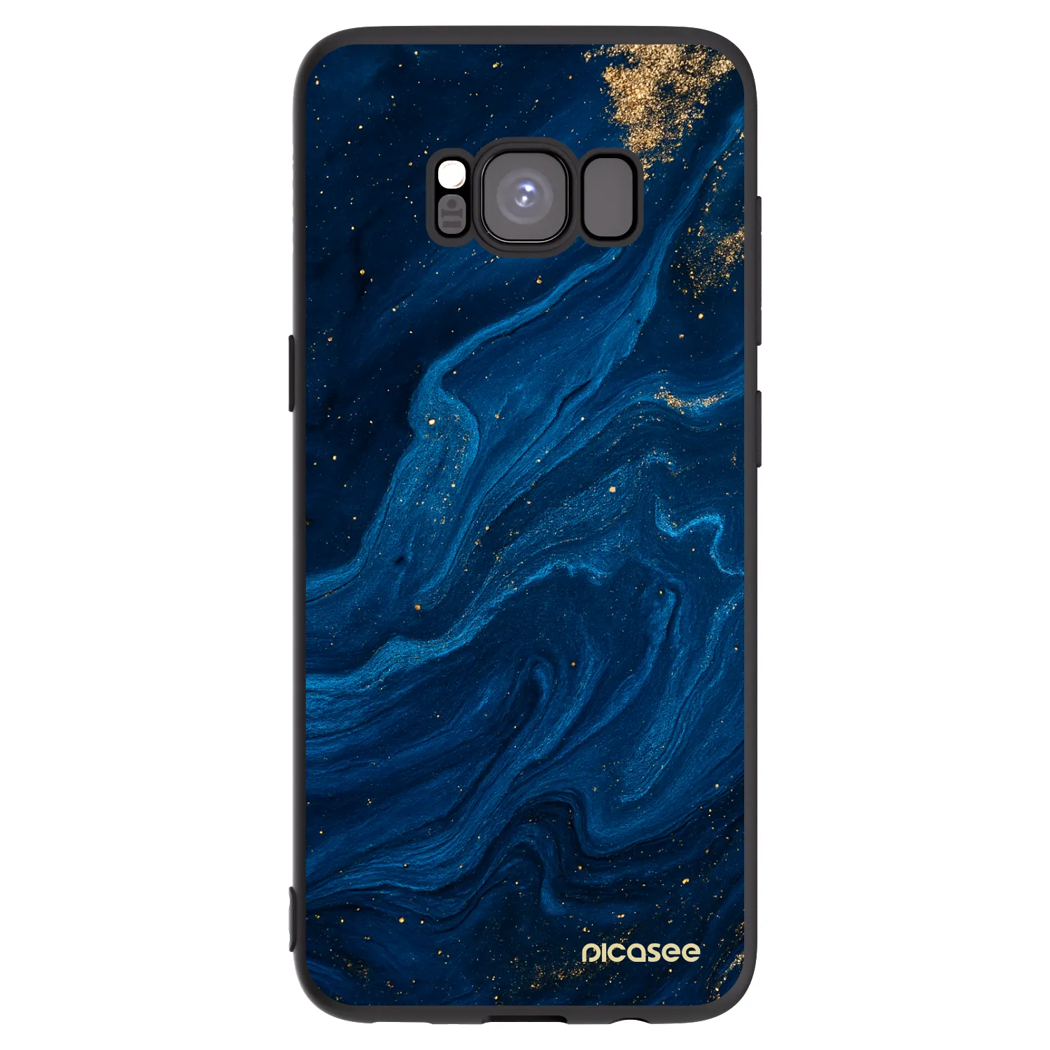 Picasee husă neagră din silicon pentru Samsung Galaxy S8 G950F - Blue