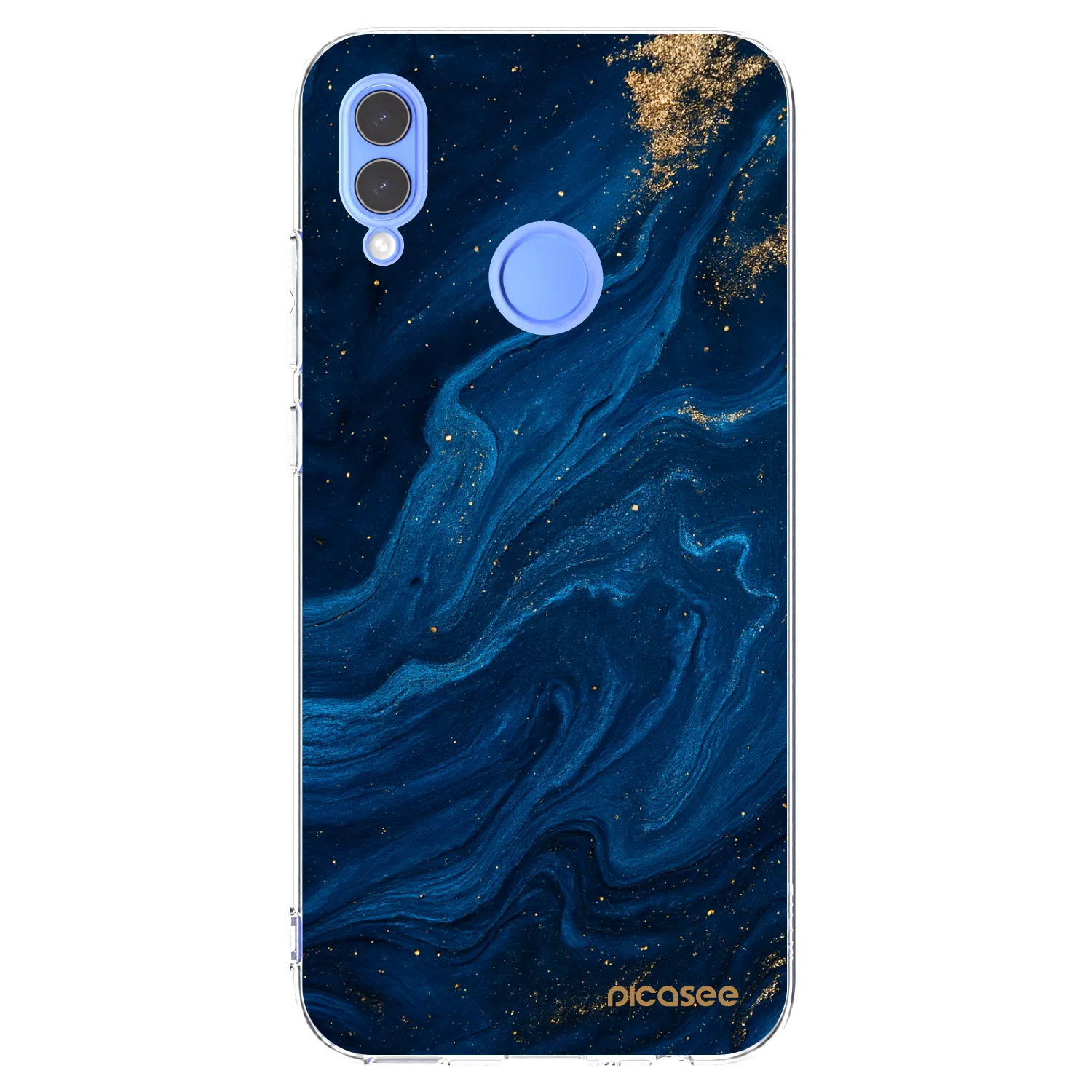 Picasee husă transparentă din silicon pentru Honor 10 Lite - Blue