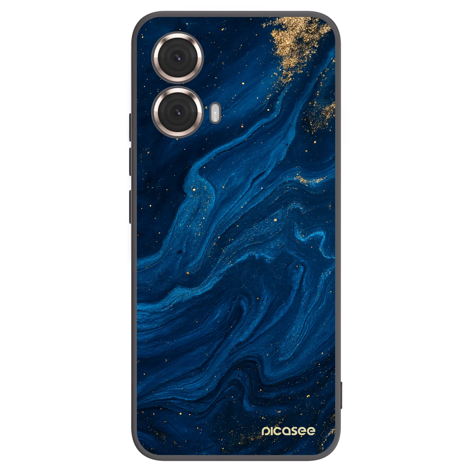 Picasee husă neagră din silicon pentru Motorola Moto G85 - Blue