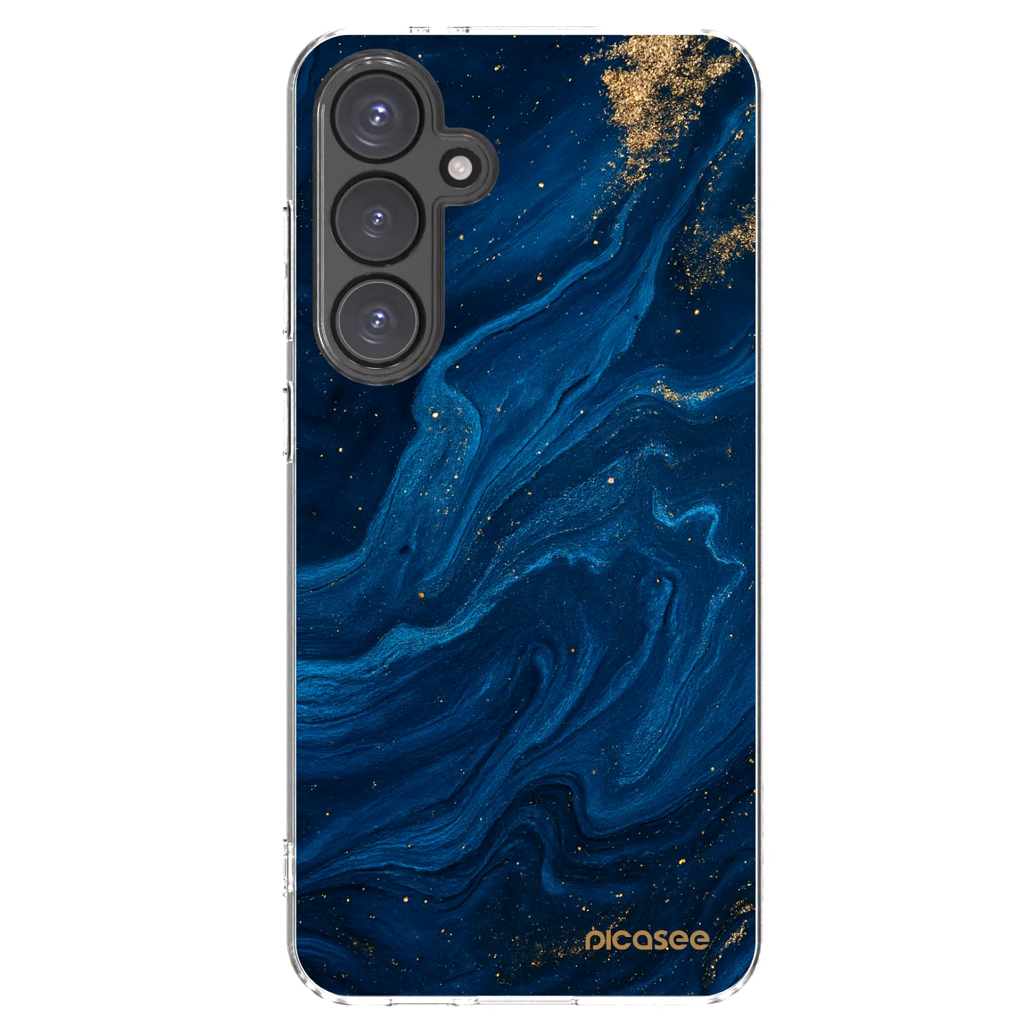 Picasee husă transparentă din silicon pentru Samsung Galaxy S24 FE S721B - Blue