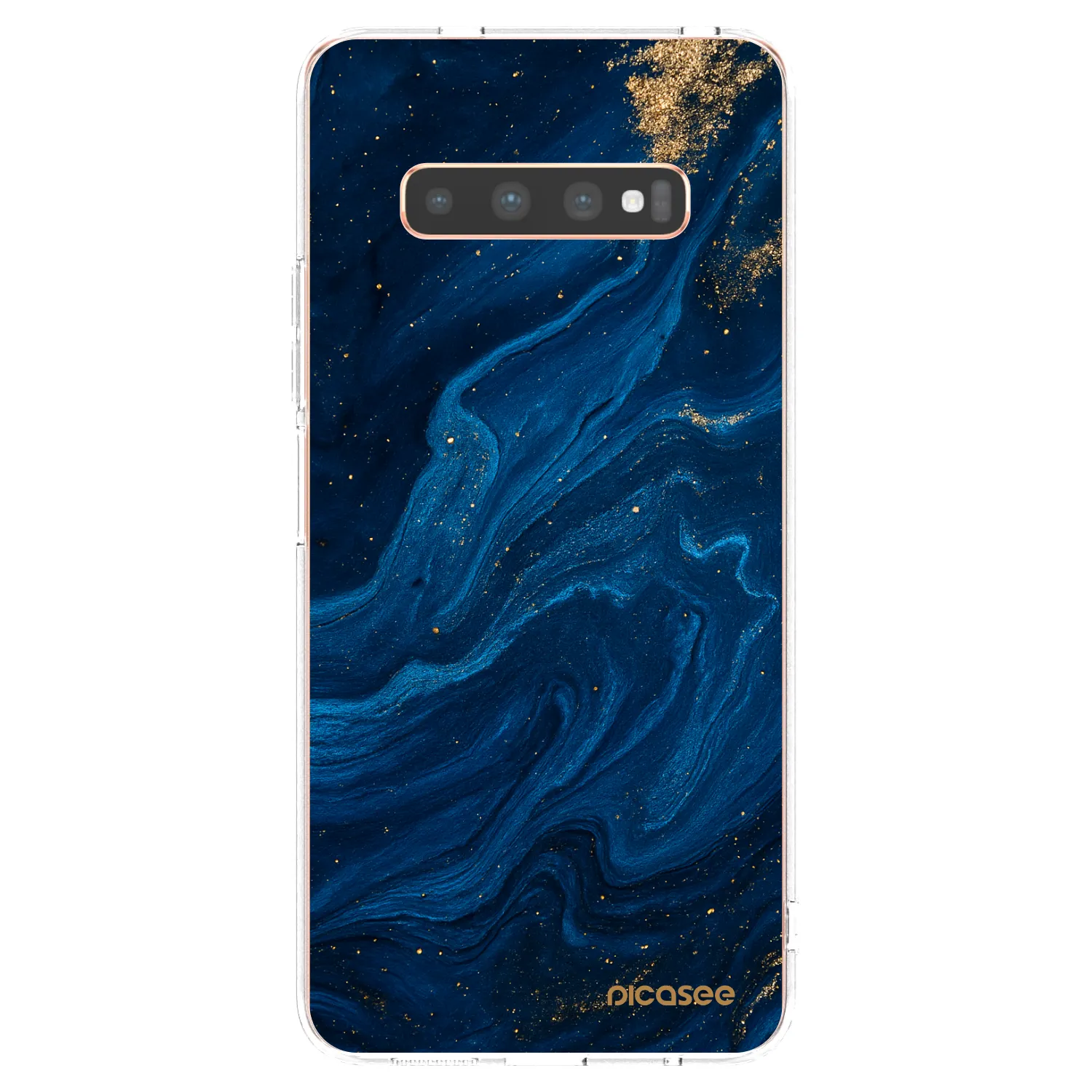 Picasee husă transparentă din silicon pentru Samsung Galaxy S10 Plus G975 - Blue