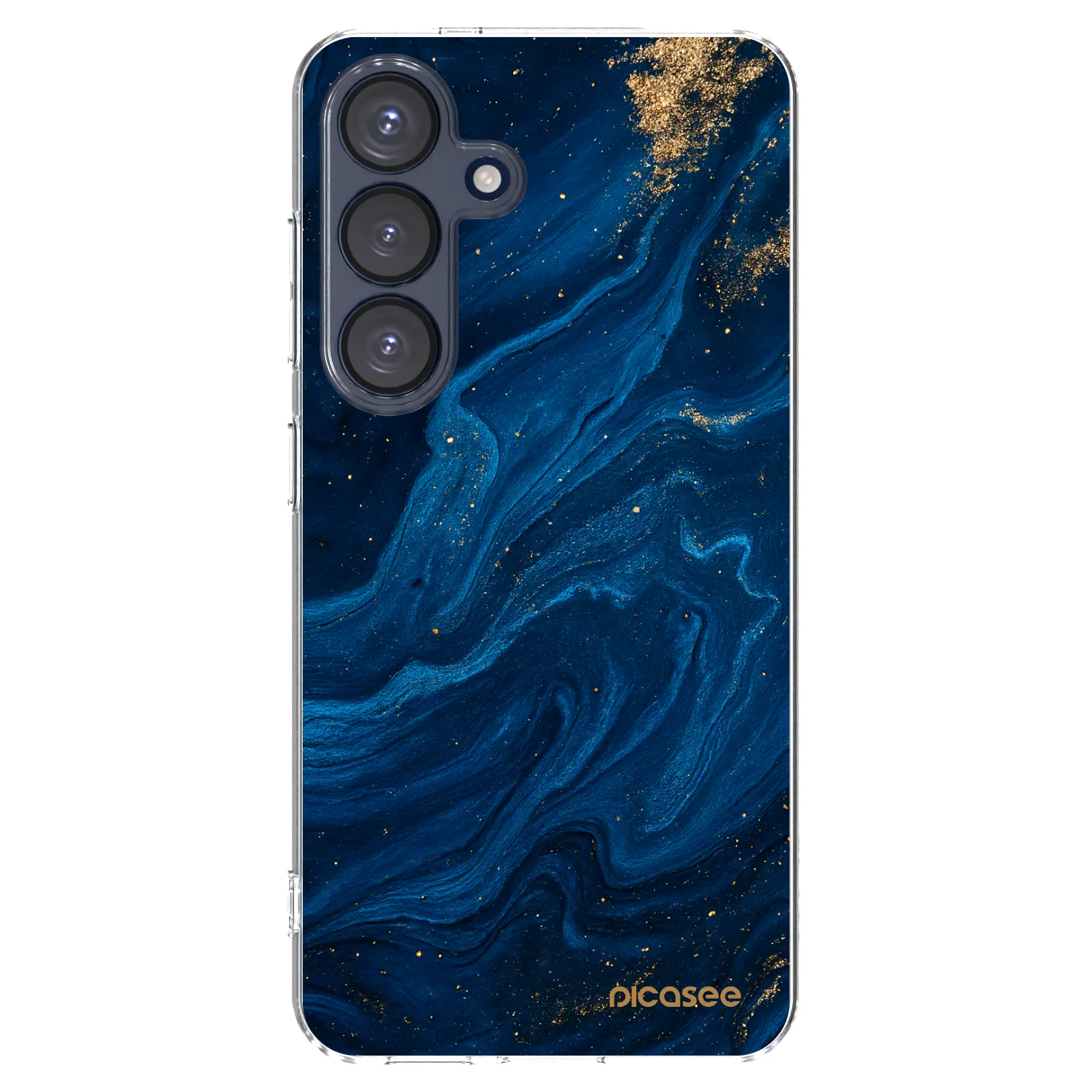 Picasee husă transparentă din silicon pentru Samsung Galaxy S25 5G - Blue