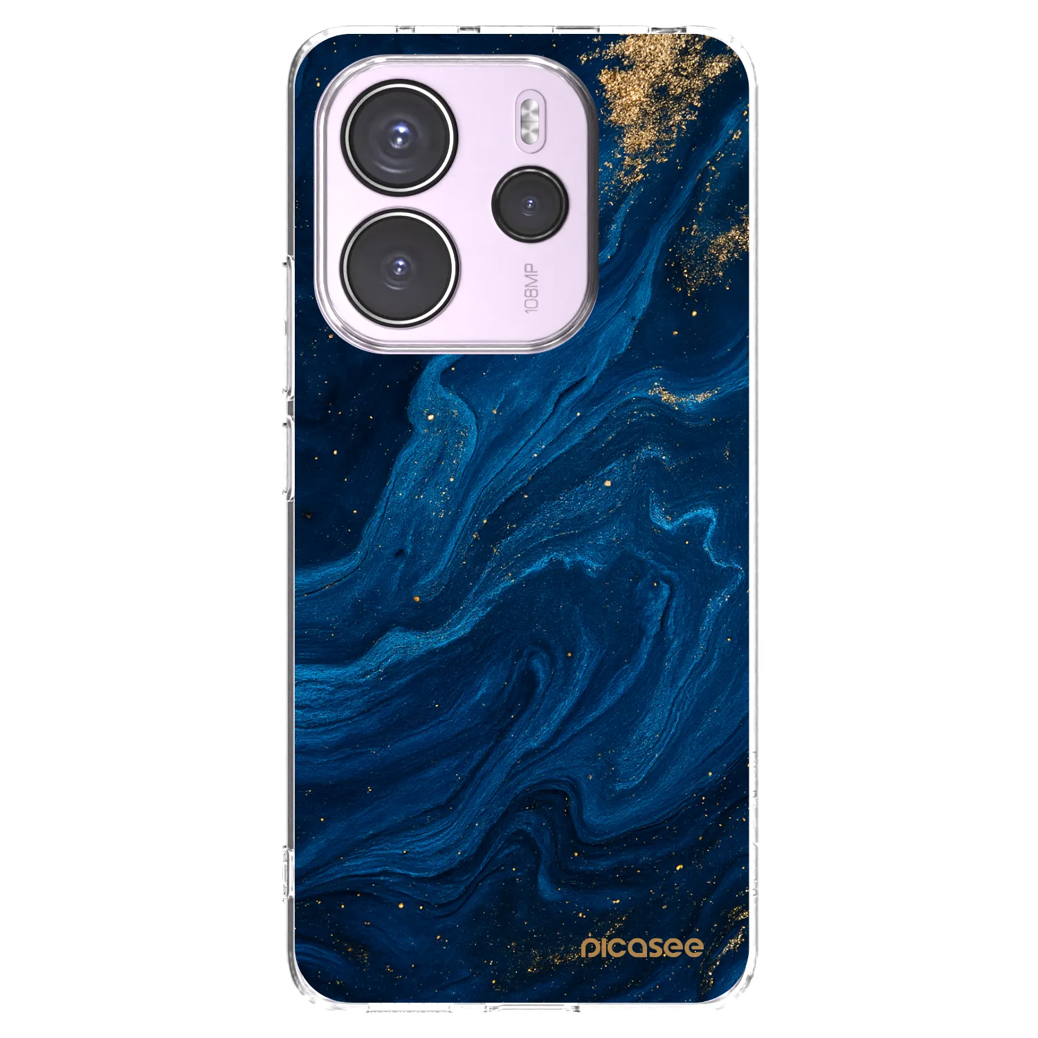 Picasee husă transparentă din silicon pentru Xiaomi Redmi Note 14 4G - Blue