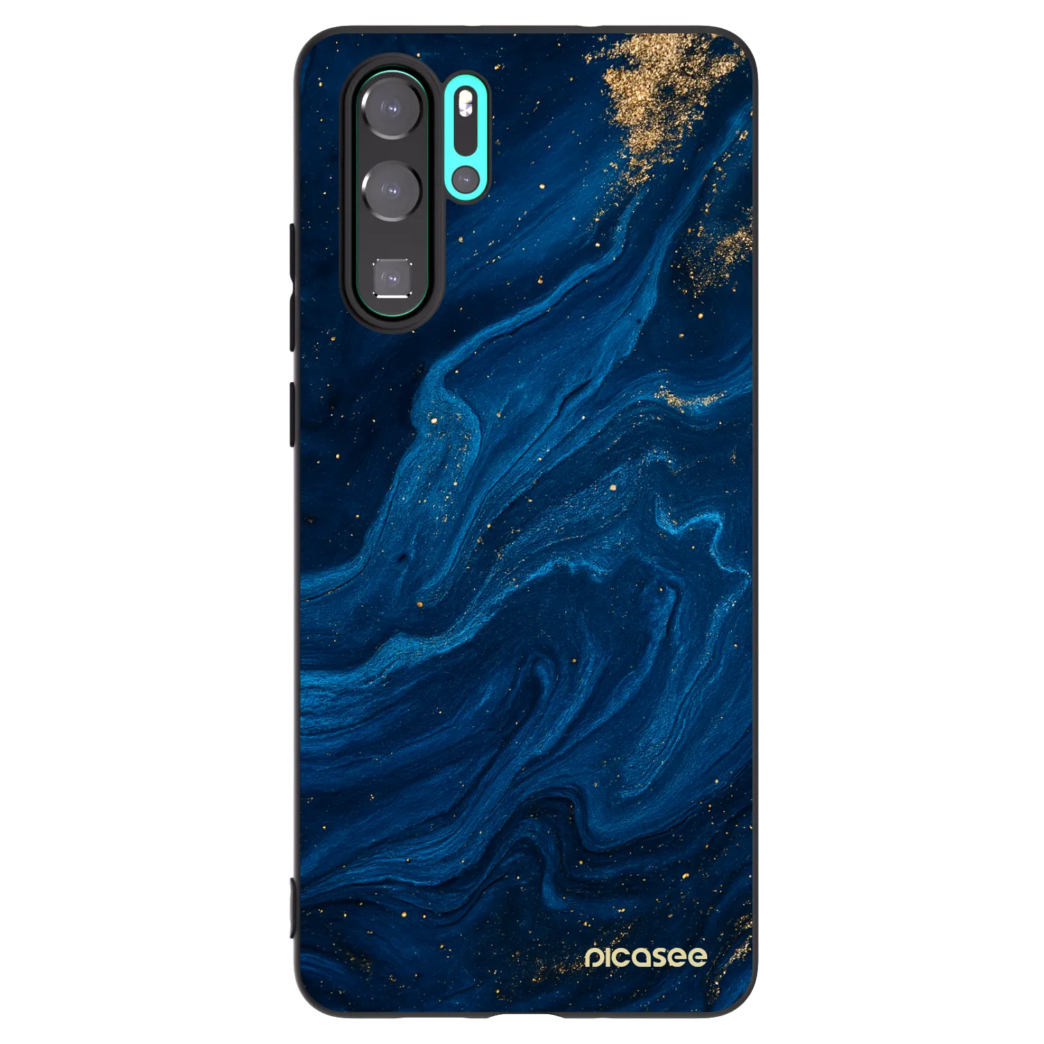 Picasee husă neagră din silicon pentru Huawei P30 Pro - Blue